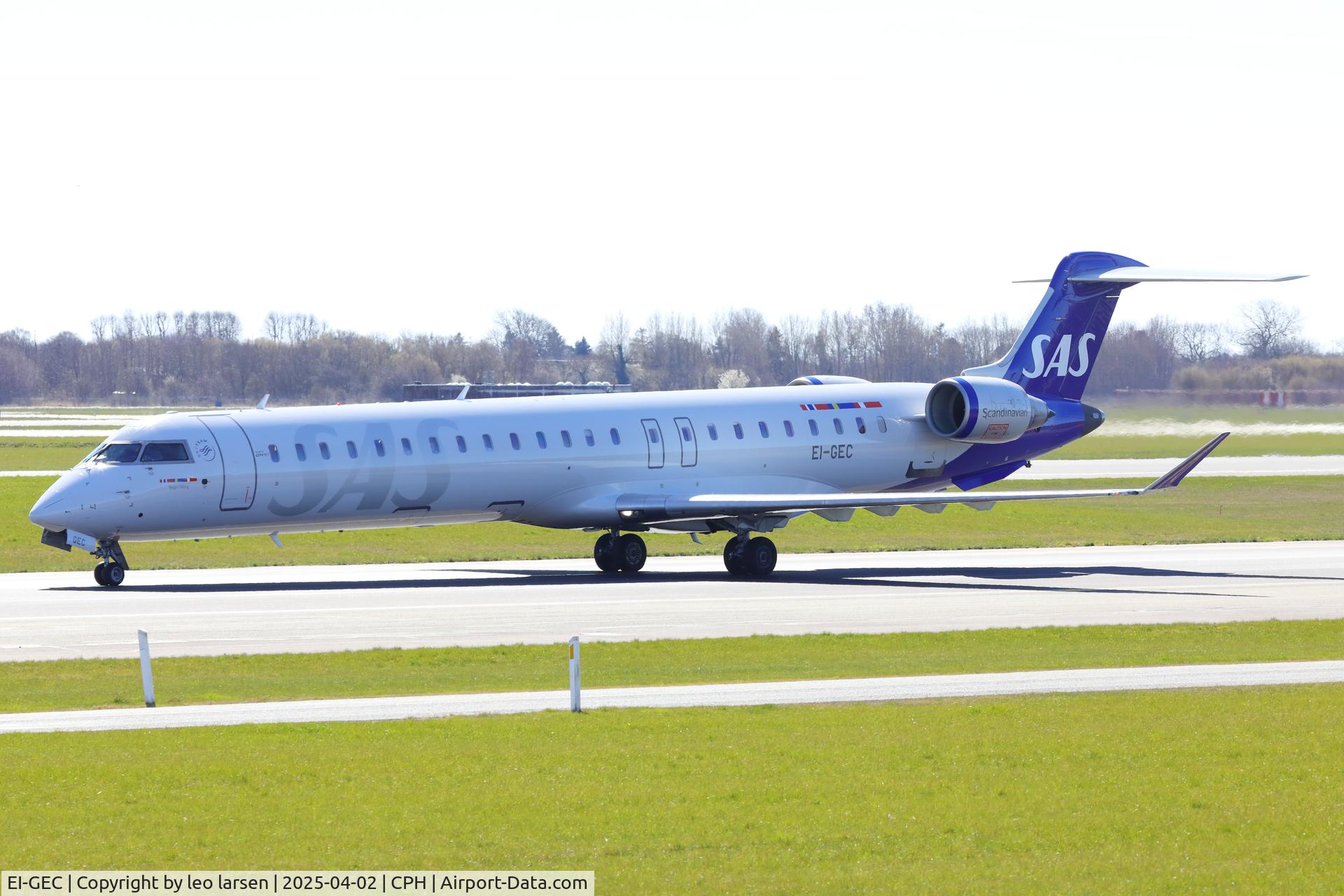 EI-GEC, 2009 Bombardier CRJ-900 NG (CL-600-2D24) C/N 15246, Copenhagen 2.4.2025