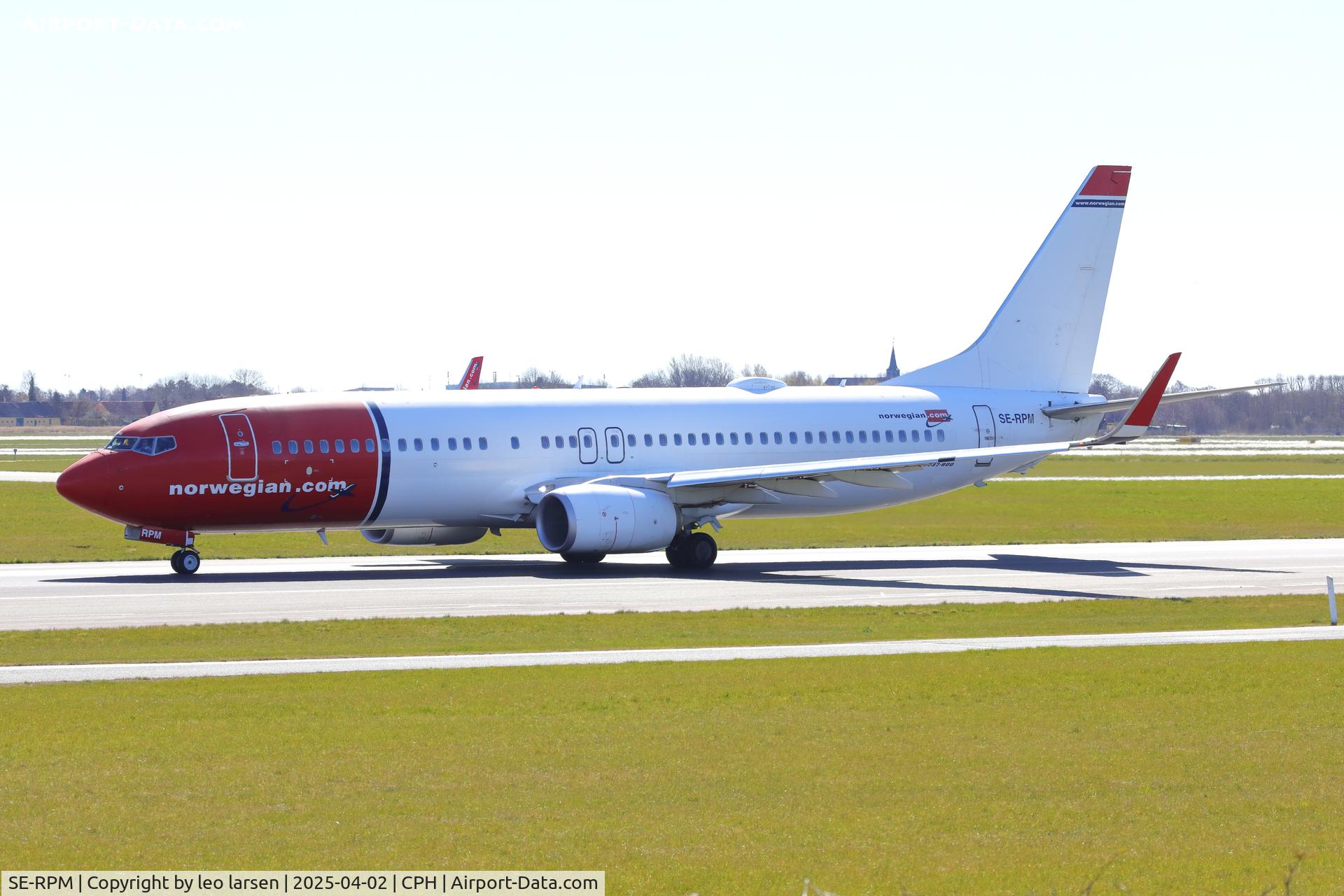 SE-RPM, 2016 Boeing 737-8JP C/N 42273, Copenhagen 2.4.2025