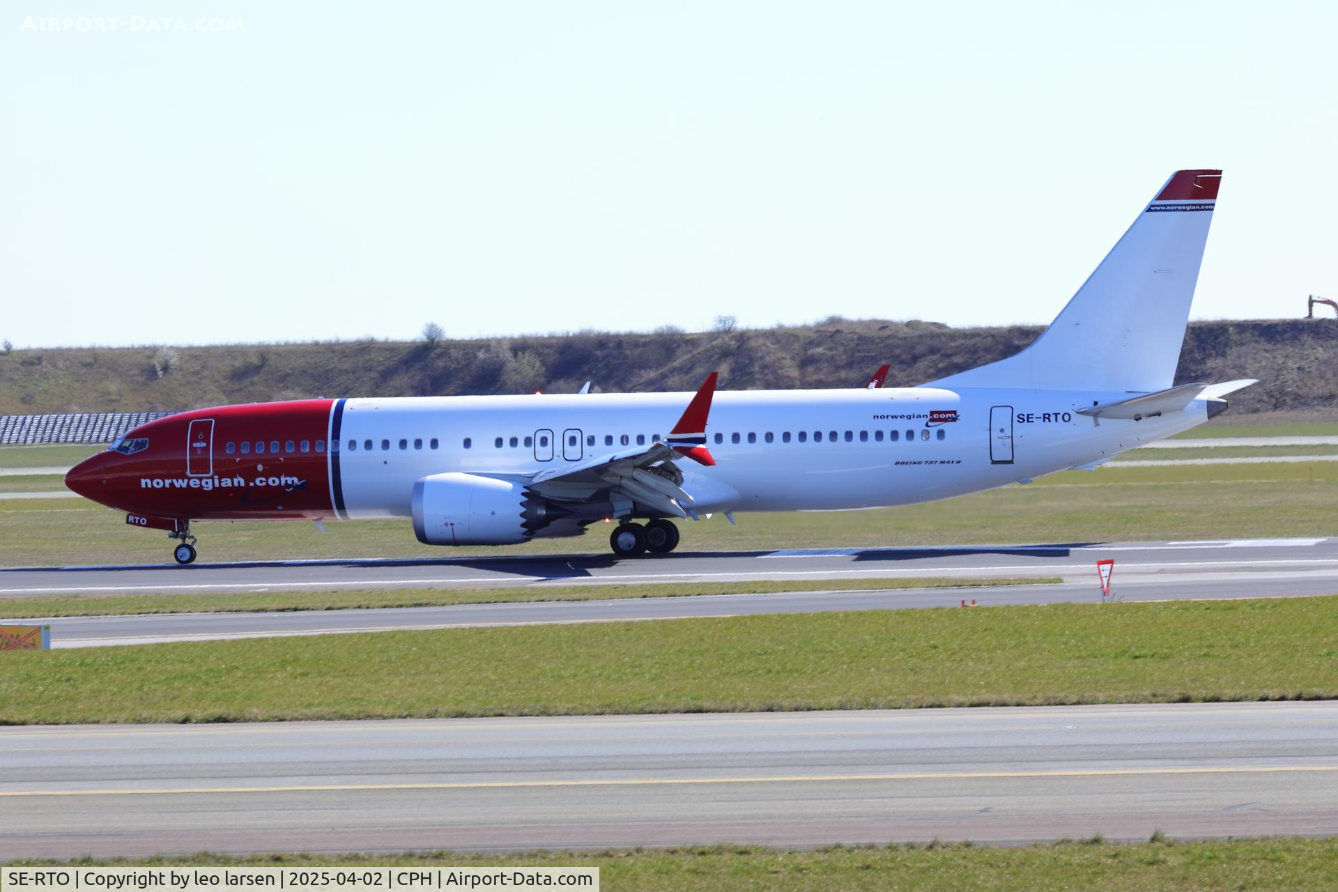 SE-RTO, 2024 Boeing 737-8 MAX C/N 62911, Copenhagen 2.4.2025