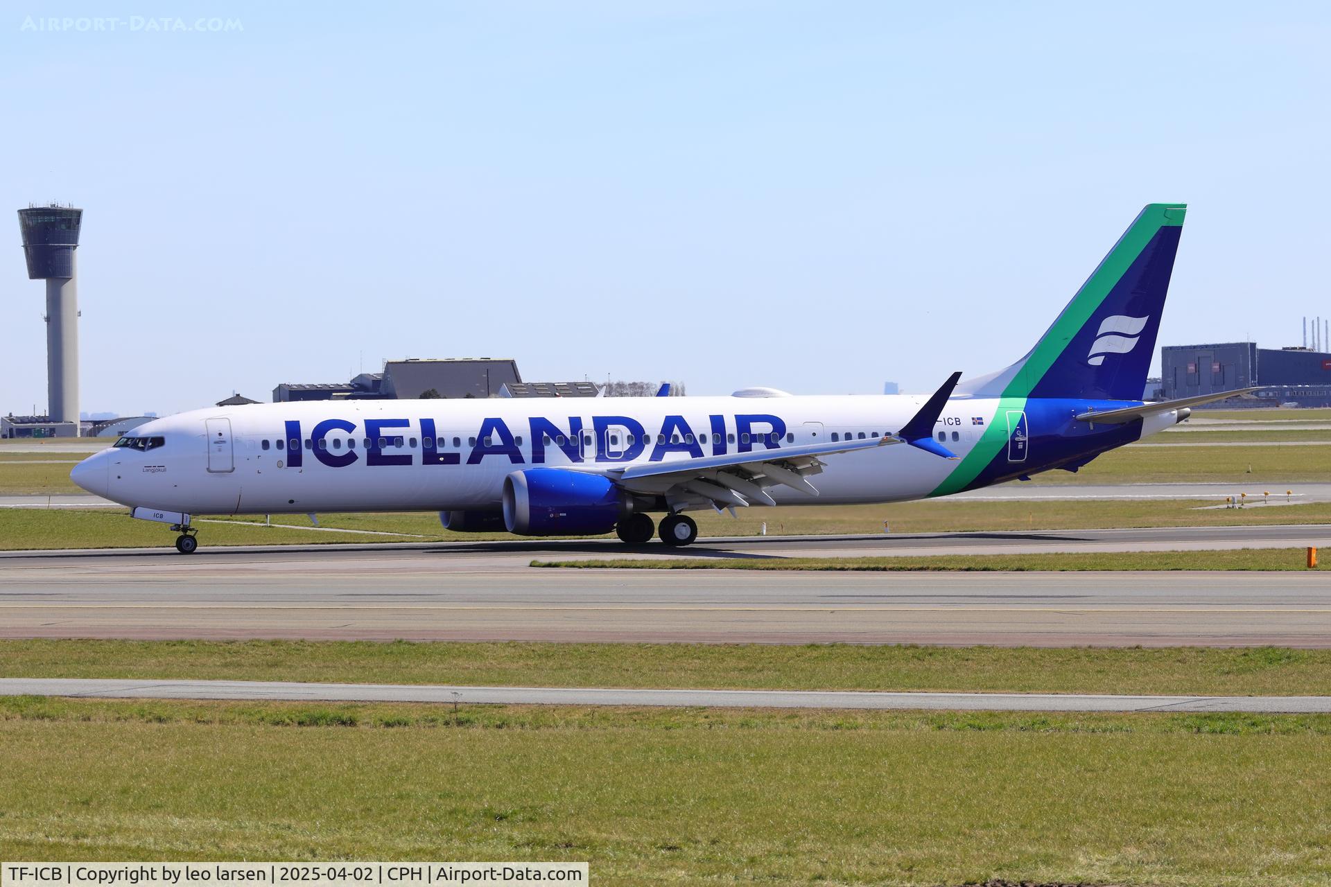 TF-ICB, 2019 Boeing 737-9 MAX C/N 44568, Copenhagen 2.4.2025