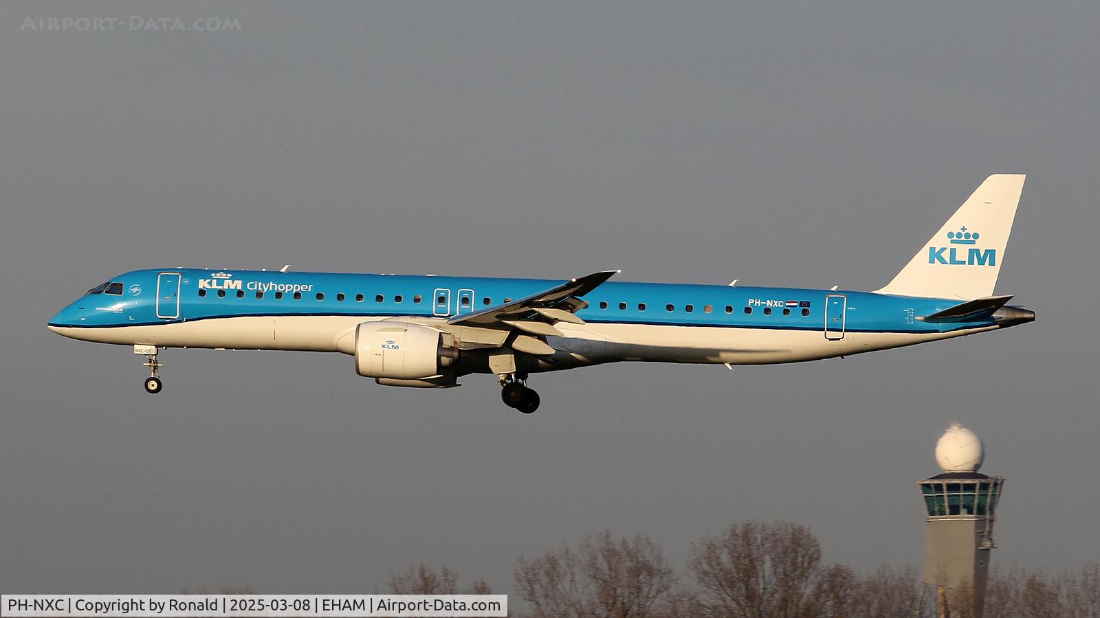 PH-NXC, 2021 Embraer E195-E2 (ERJ-190-400STD) C/N 19020051, at eham
