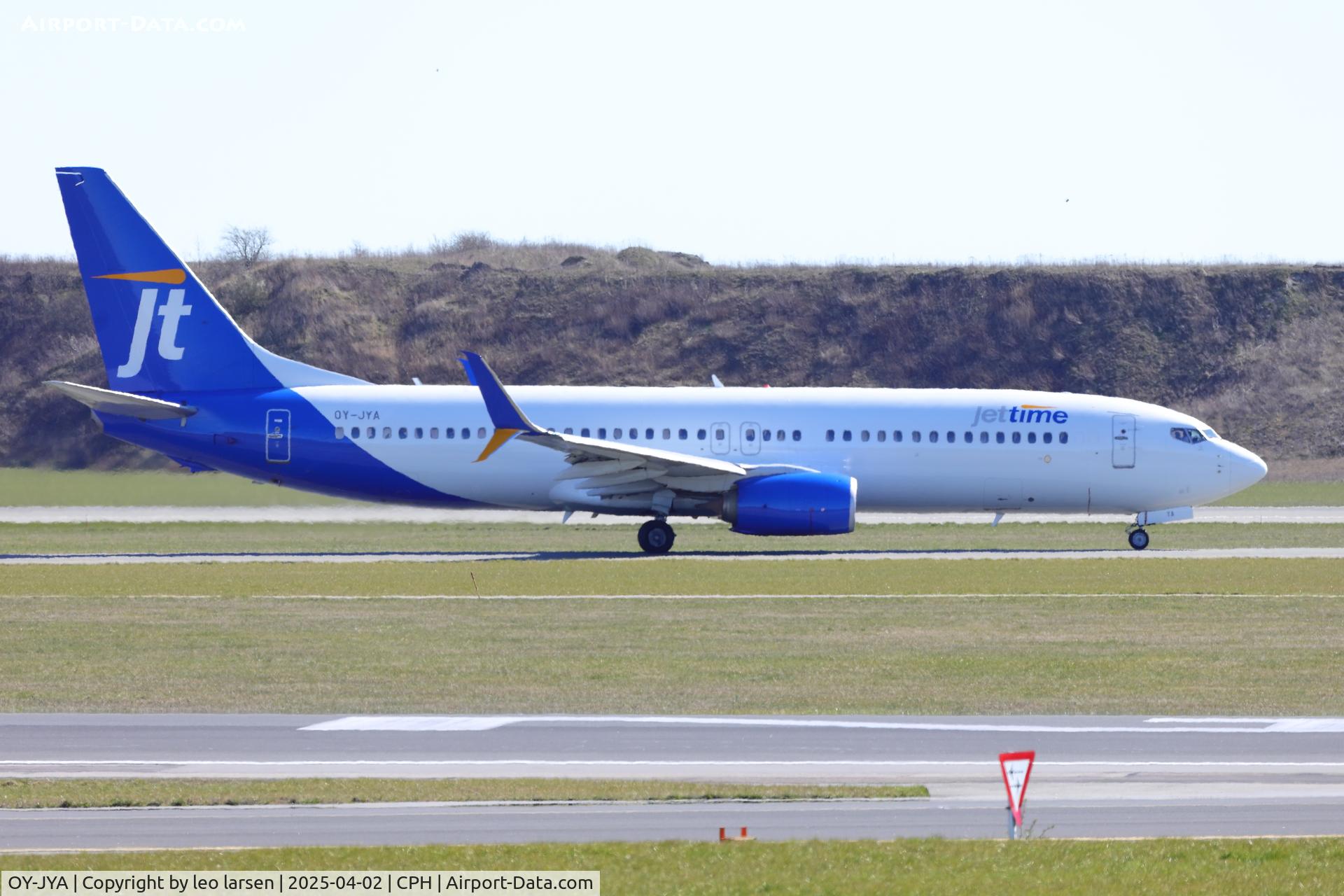 OY-JYA, 2012 Boeing 737-8KN C/N 40253, Copenhagen 2.4.2025