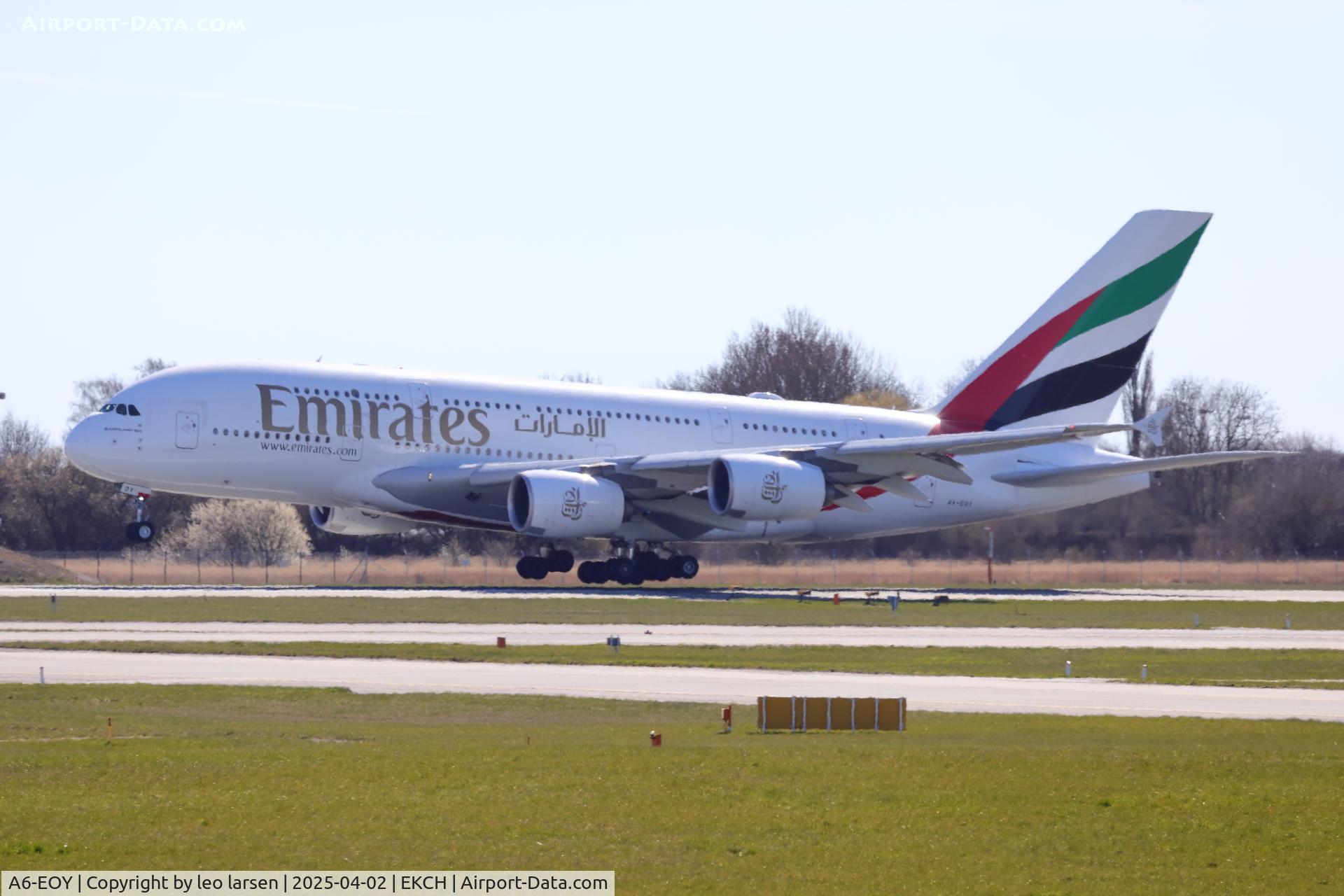 A6-EOY, 2015 Airbus A380-861 C/N 209, Copenhagen 2.4.2025