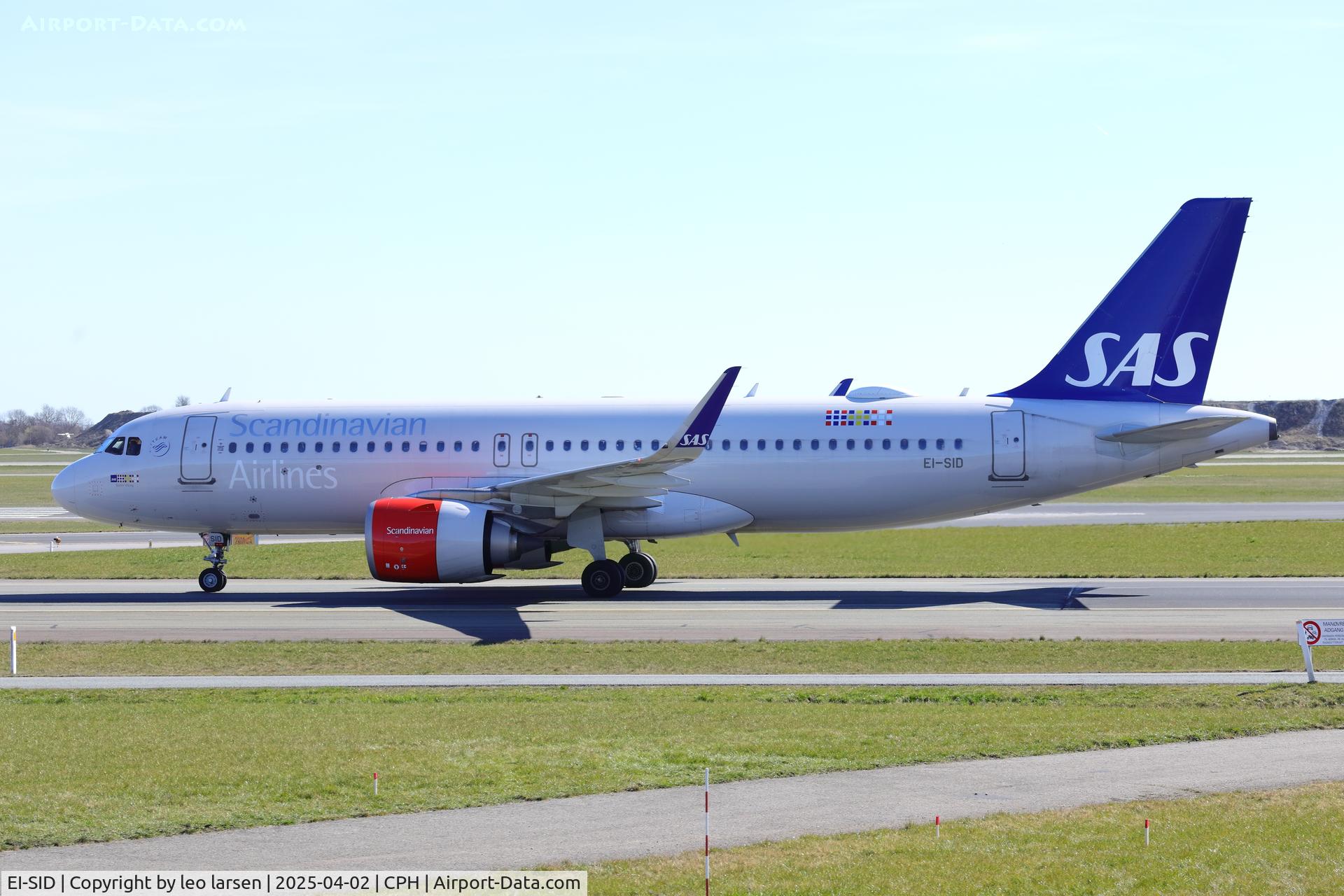 EI-SID, 2017 Airbus A320-251N C/N 8031, Copenhagen 2.4.2025