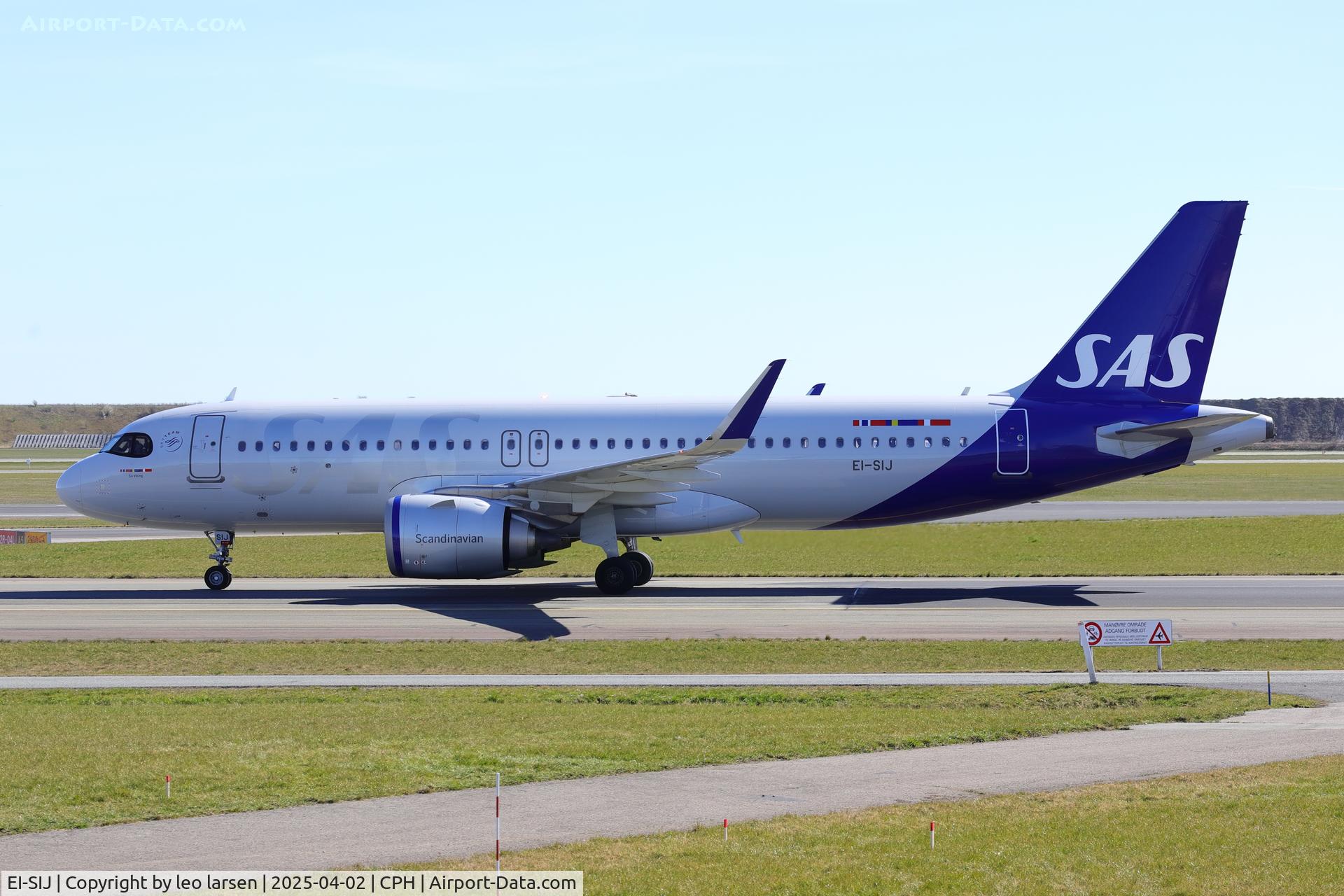 EI-SIJ, 2022 Airbus A320-251N C/N 10752, Copenhagen 2.4.2025