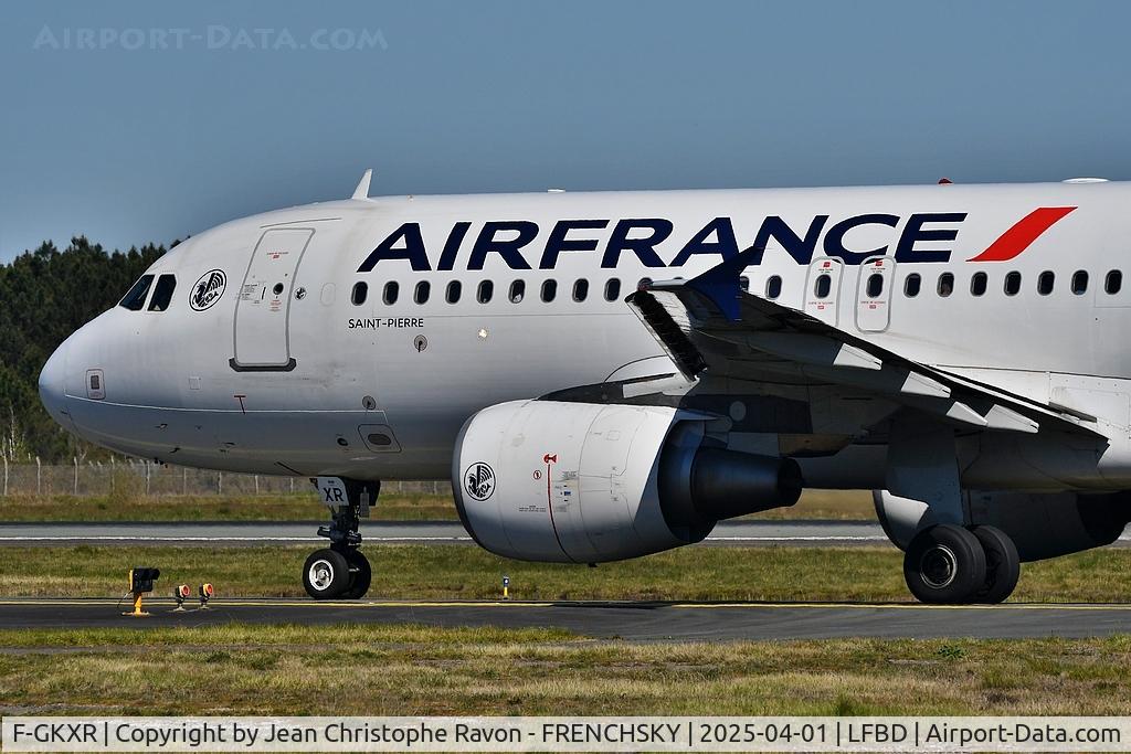 F-GKXR, 2009 Airbus A320-214 C/N 3795, Bordeaux (BOD)	Paris (CDG)	AF7433