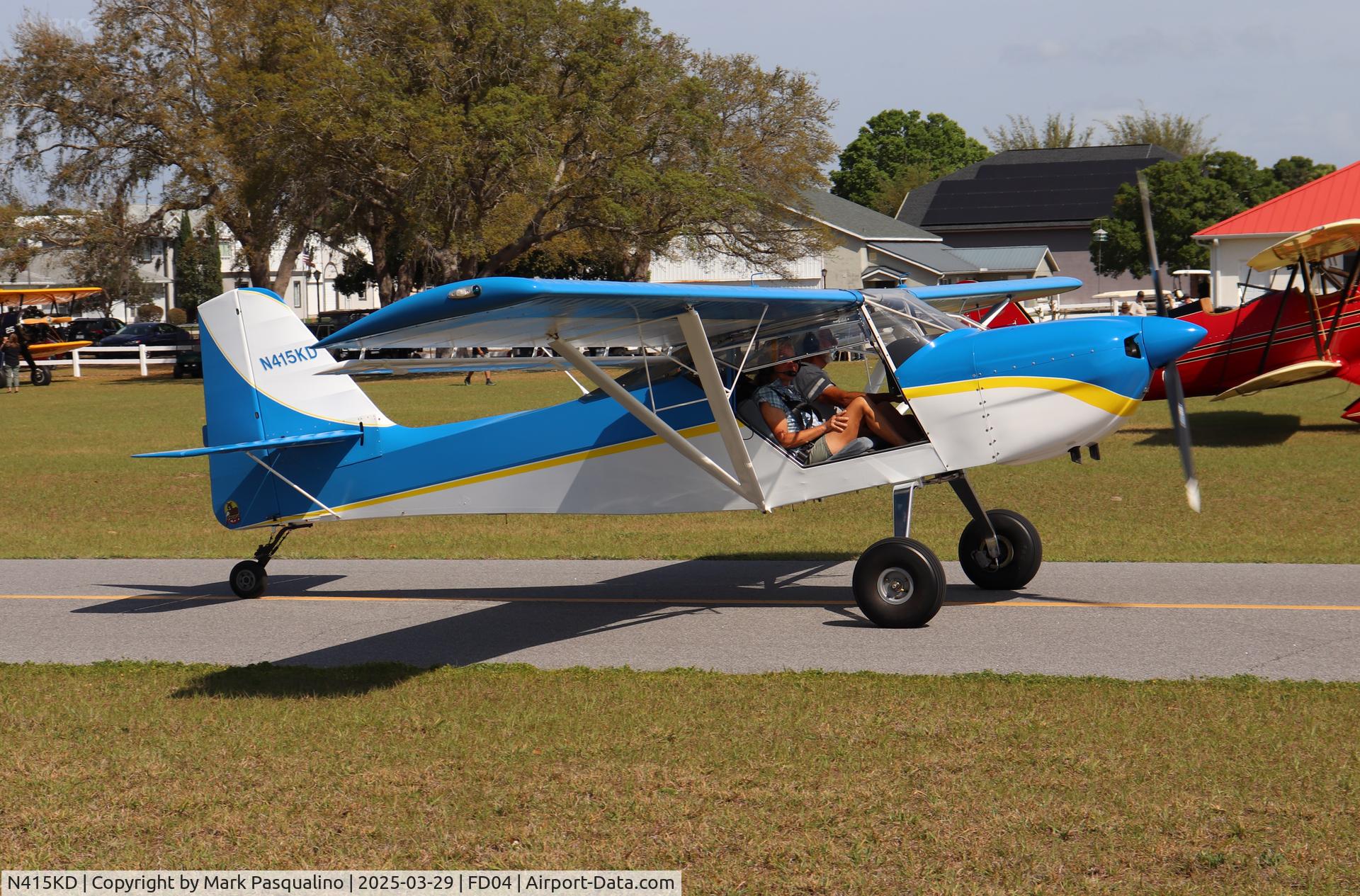 N415KD, 2016 Kitfox Aircraft Super Sport C/N KA11171200, Kitfox Super Sport