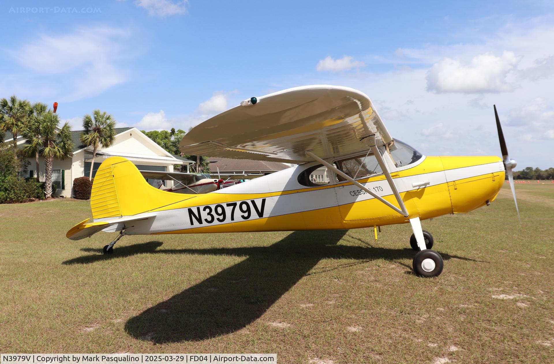 N3979V, 1948 Cessna 170 C/N 18298, Cessna 170