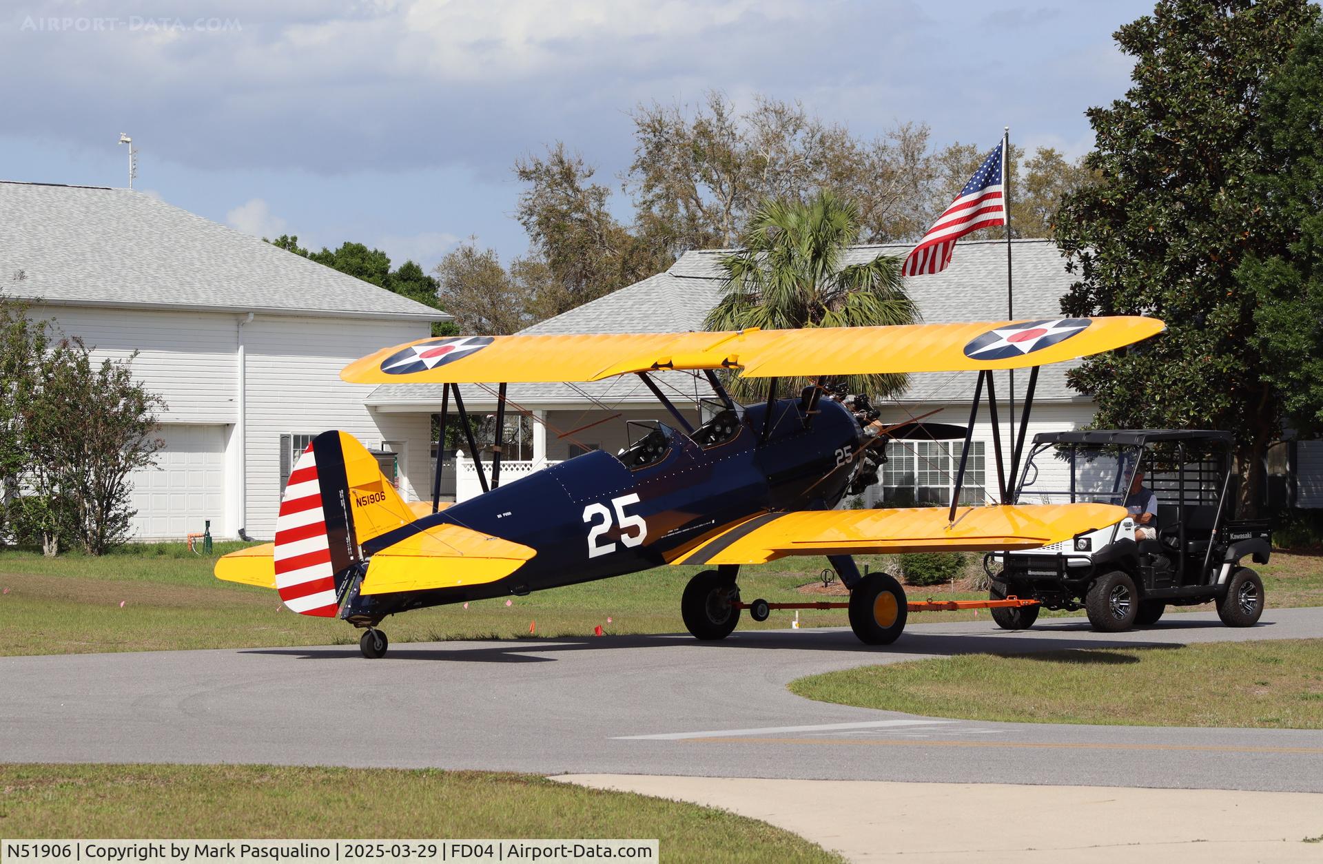 N51906, 1941 Boeing A75N1(PT17) C/N 75-2517, Stearman