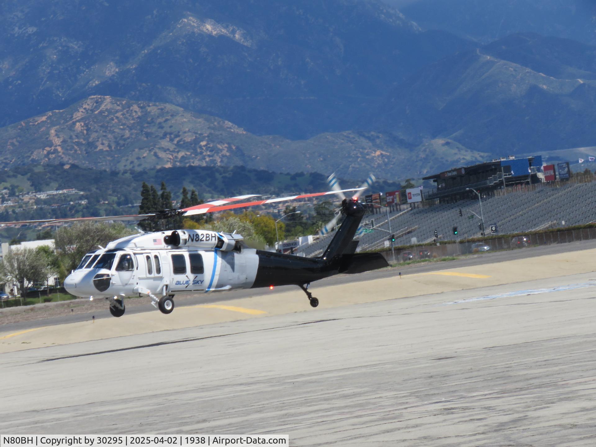 N80BH, 1987 Sikorsky EH-60A Black Hawk C/N 70-1196 (87-24660), Landing