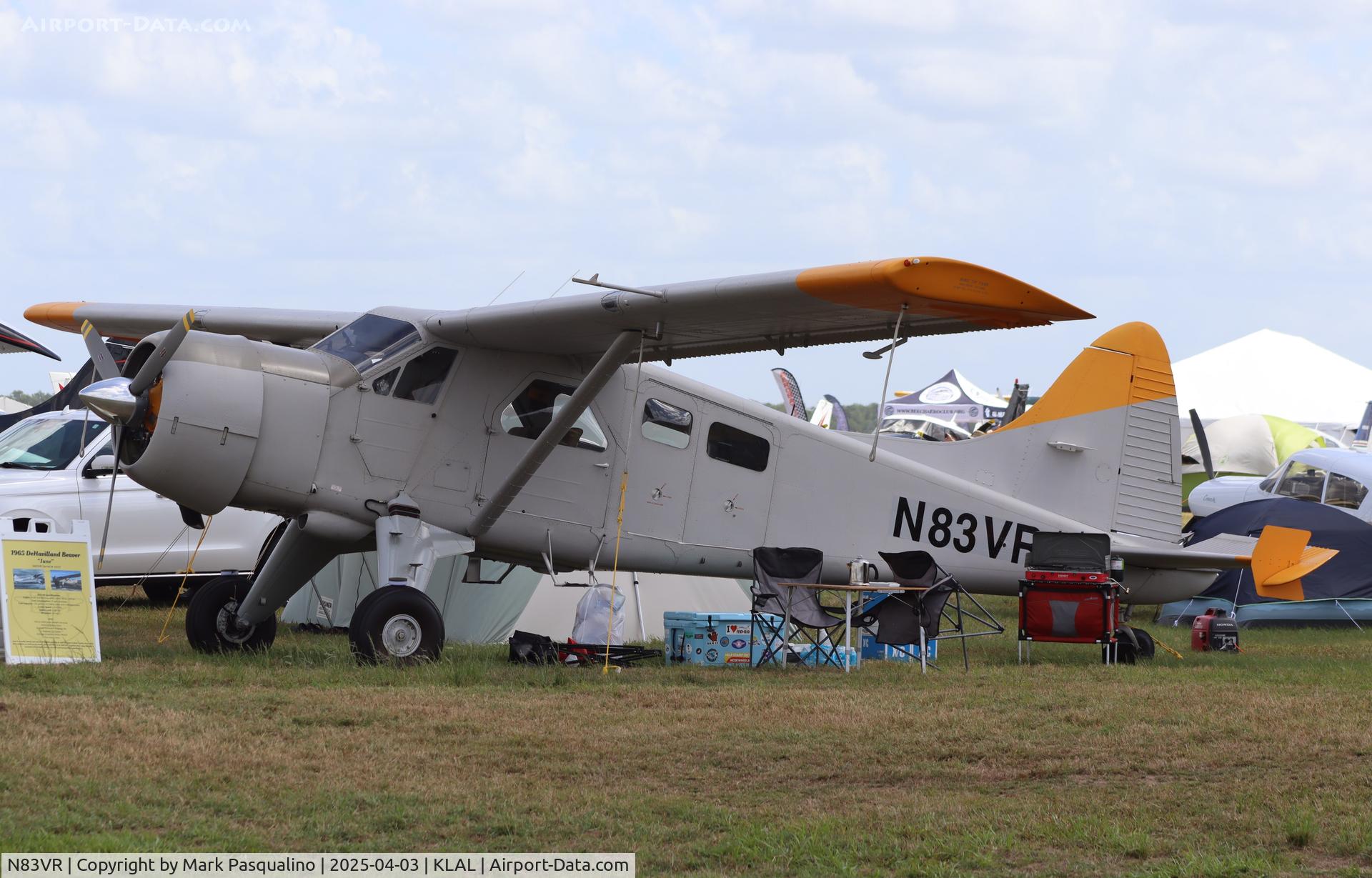 N83VR, De Havilland DHC-2 Beaver Mk.1 (L20A) C/N 1613, De Havilland DHC-2 Beaver Mk.1