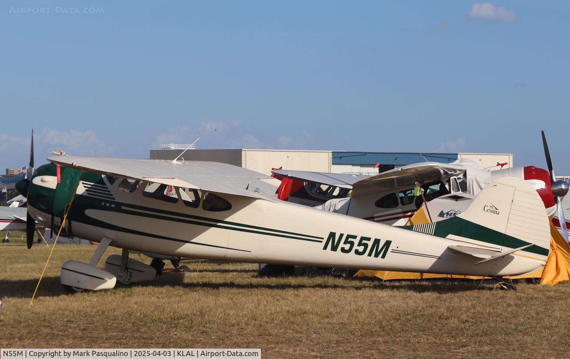N55M, 1949 Cessna 195 C/N 7408, Cessna 195