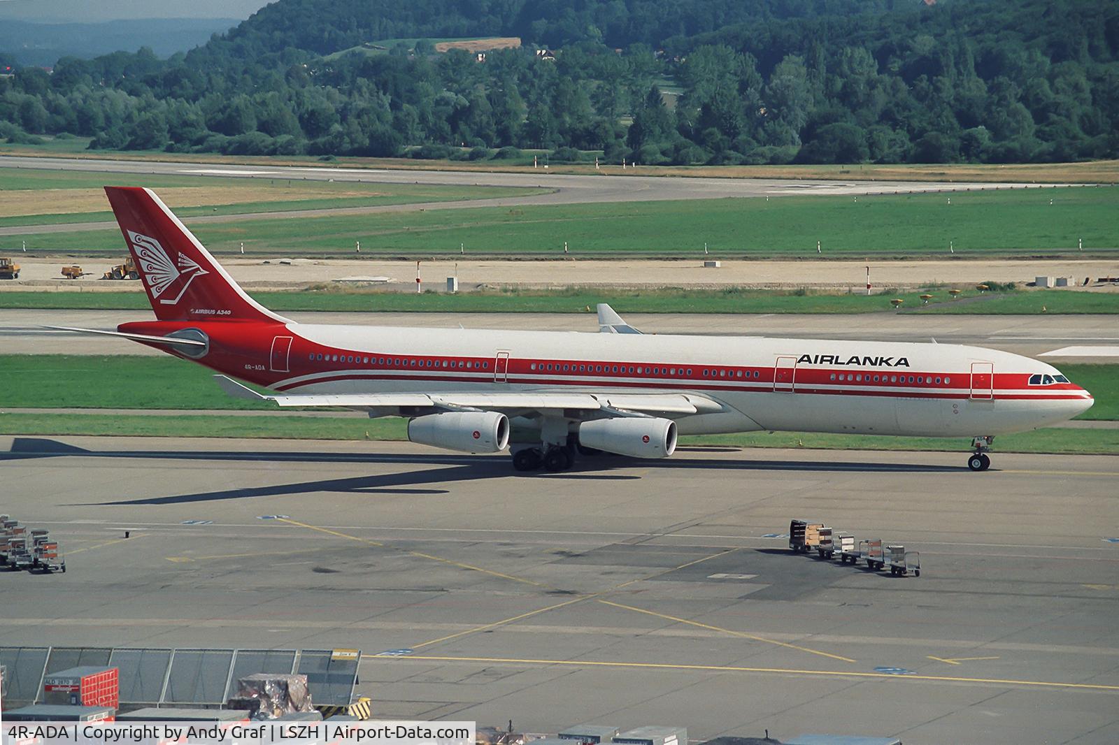 4R-ADA, 1994 Airbus A340-311 C/N 032, Air Lanka A340-300