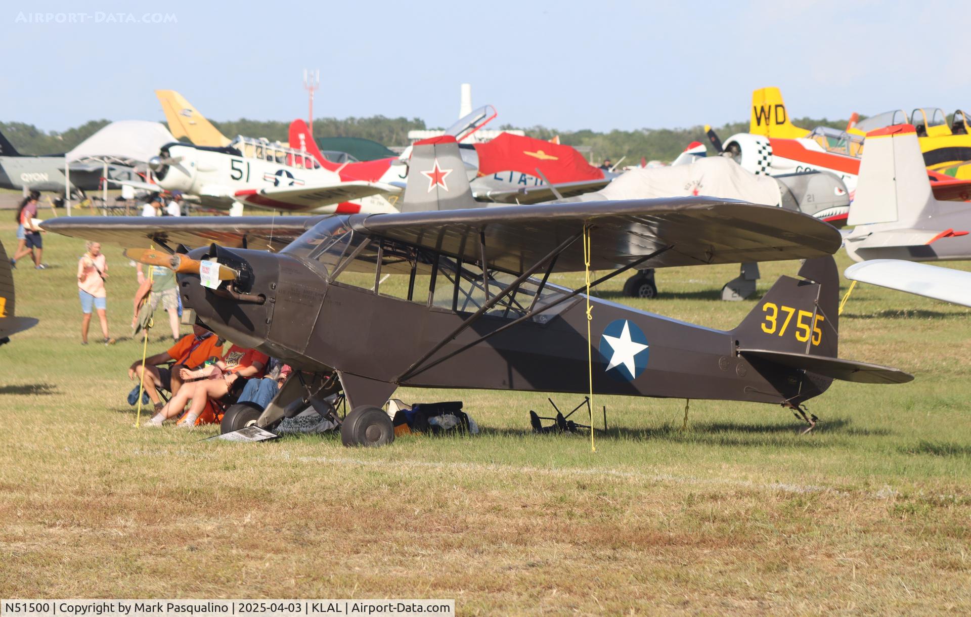N51500, 1942 Piper J3C-65 Cub C/N 9616, Piper L-4