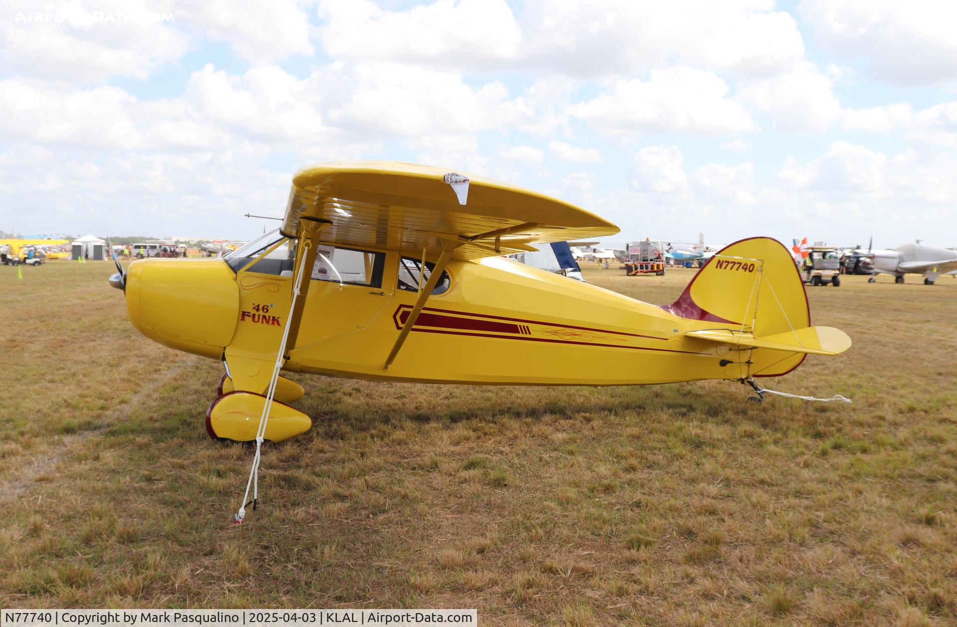 N77740, 1946 Funk B85C C/N 370, Funk B85C