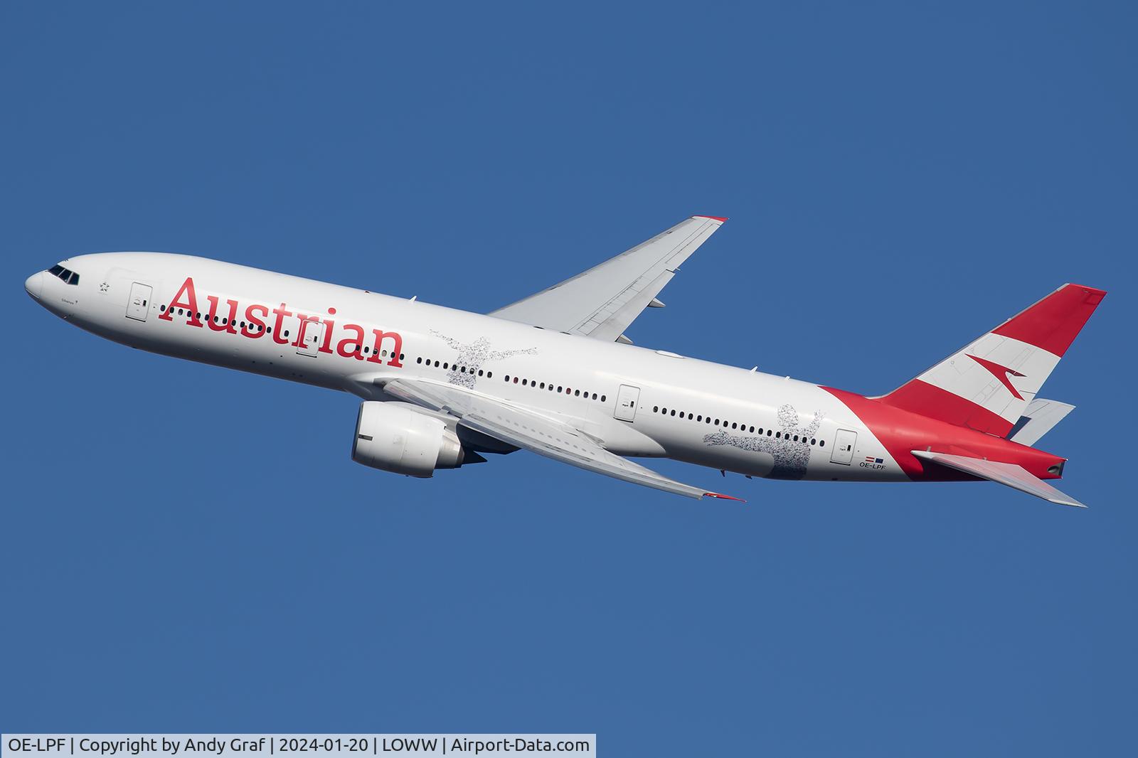 OE-LPF, 2001 Boeing 777-2Q8/ER C/N 28692, Austrian Airlines 777-200