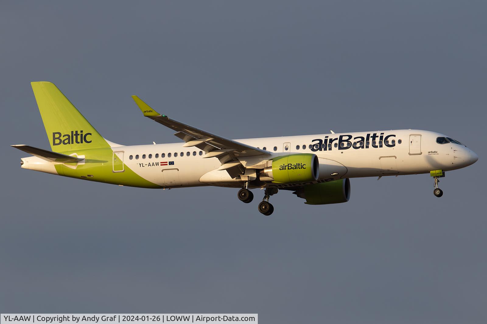YL-AAW, 2020 Airbus A220-300 C/N 55086, Air Baltic A220-300