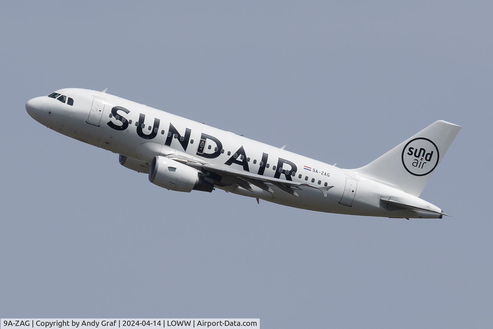 9A-ZAG, 2008 Airbus A319-111 C/N 3443, Sundair A319