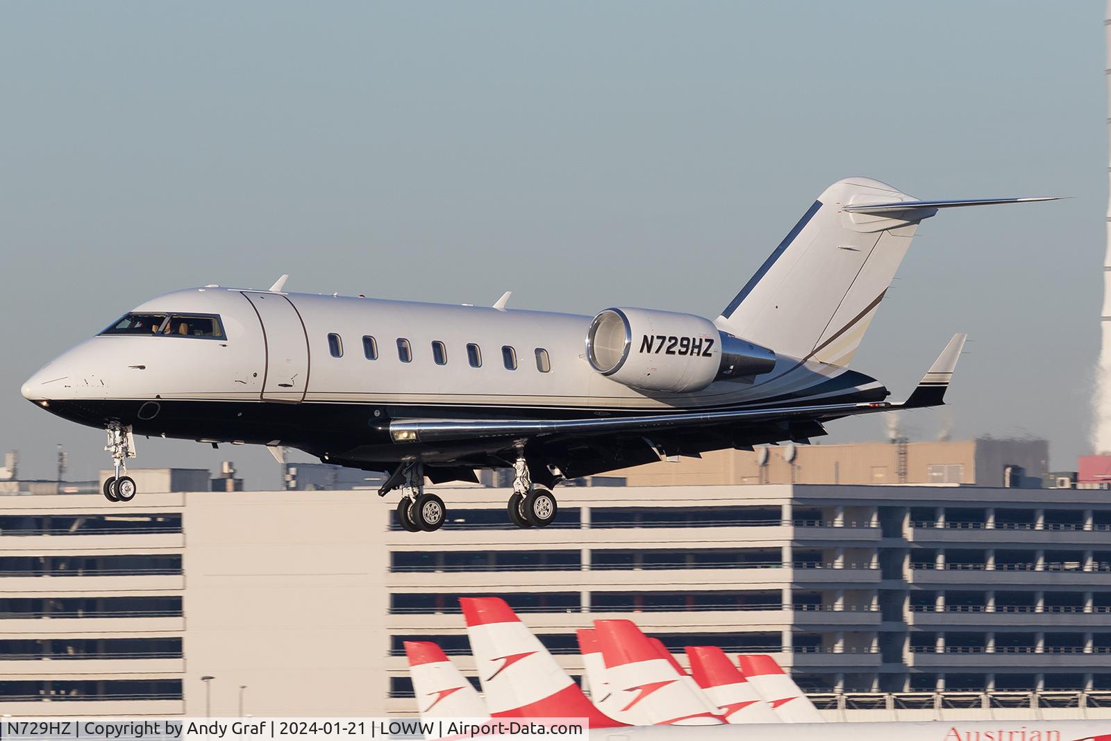 N729HZ, 1992 Canadair Challenger 601-3A (CL-600-2B16) C/N 5107, Untitled CL601