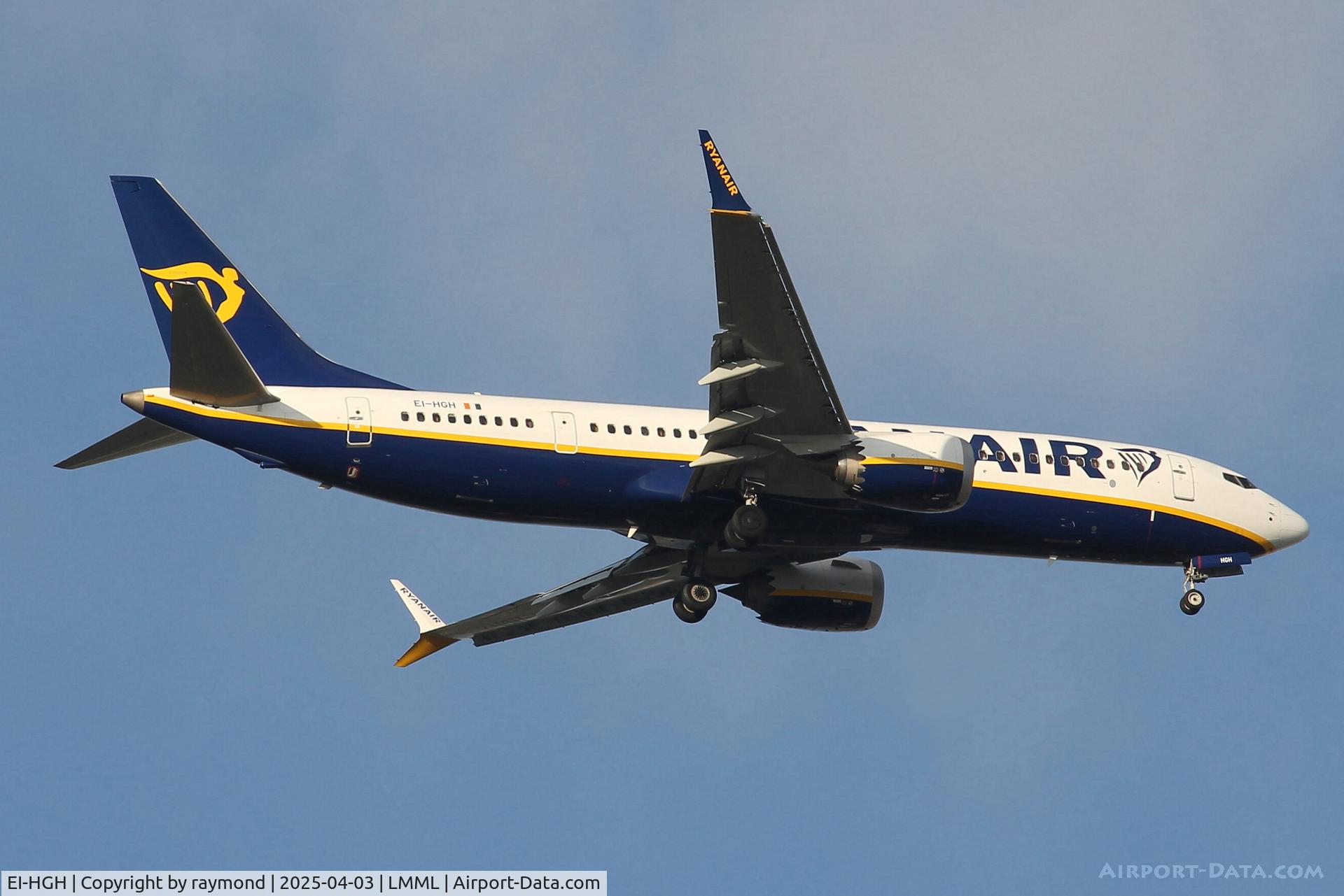 EI-HGH, 2022 Boeing 737-8-200 MAX C/N 62324, Boeing 737-8 MAX EI-HGH Ryanair