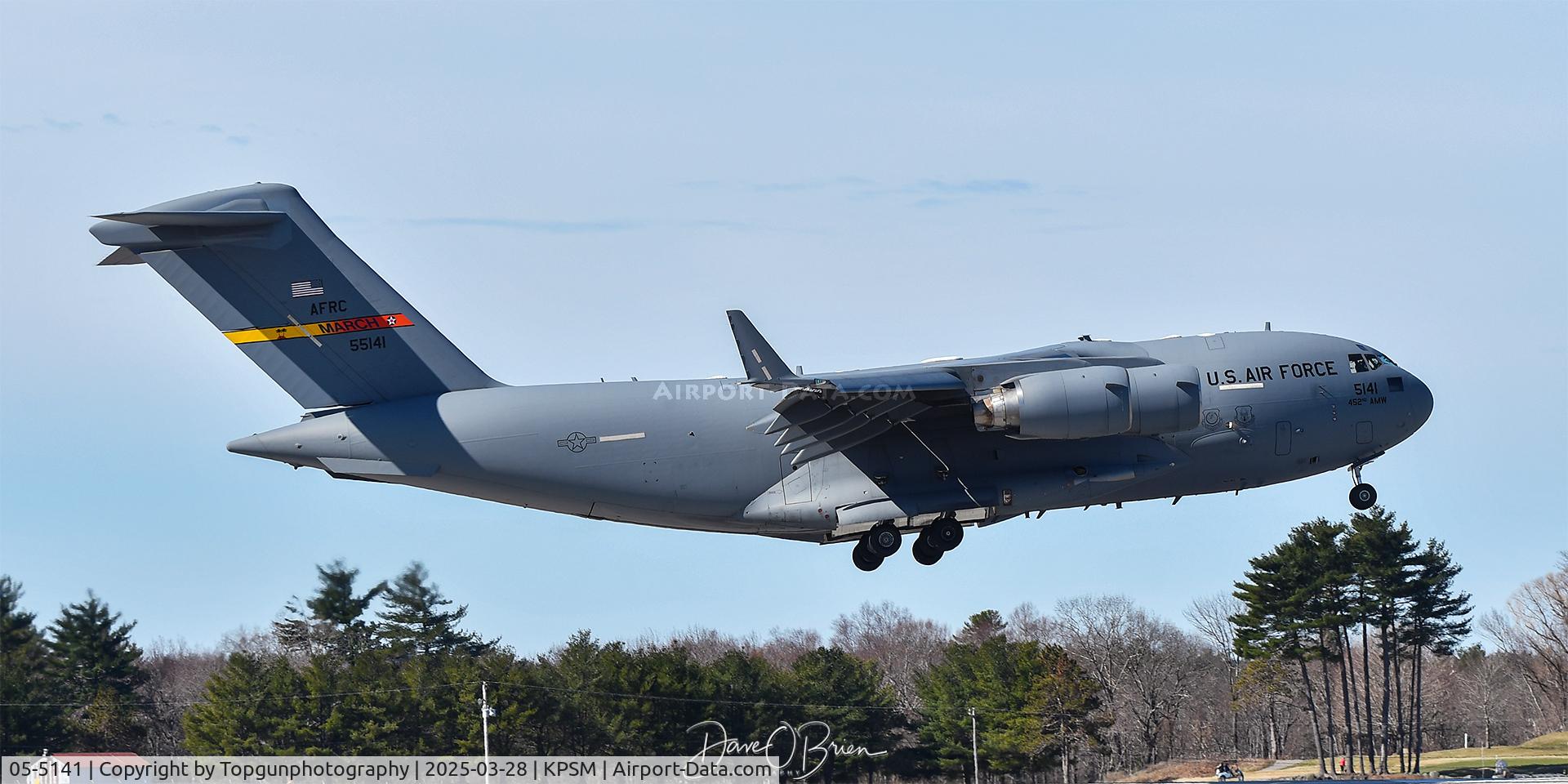05-5141, 2007 Boeing C-17A Globemaster III C/N P-141, REACH831