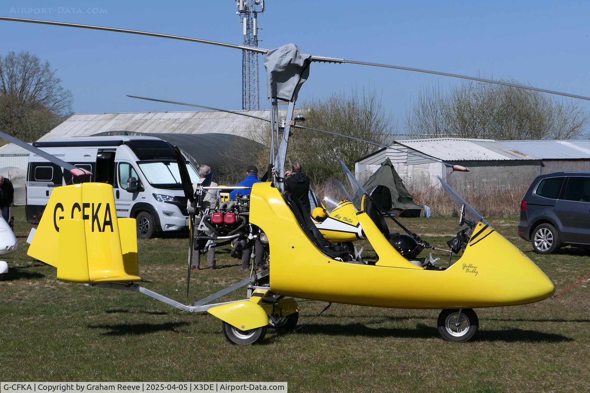G-CFKA, 2008 Rotorsport UK MT-03 C/N RSUK/MT-03/051, Parked at Deenethorpe.