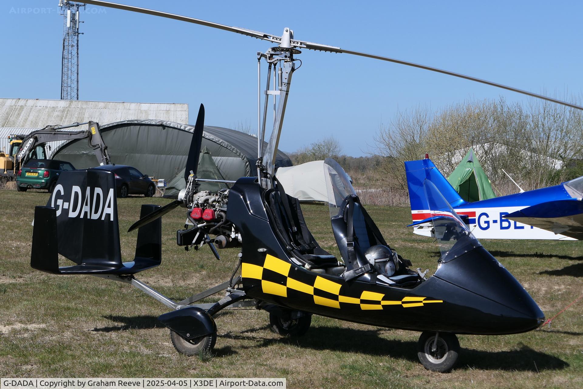 G-DADA, 2008 Rotorsport UK MT-03 C/N RSUK/MT-03/040, Parked at Deenethorpe.