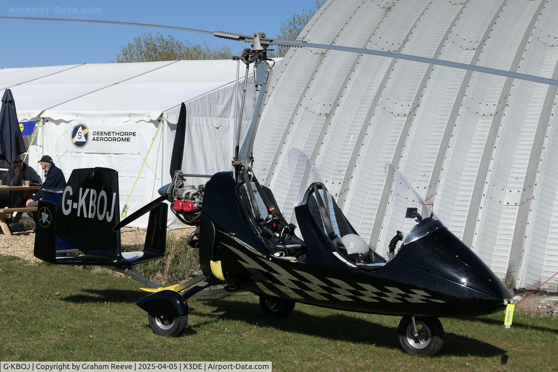 G-KBOJ, 2009 Rotorsport UK MTOsport C/N RSUK/MTOS/016, Parked at Deenethorpe.