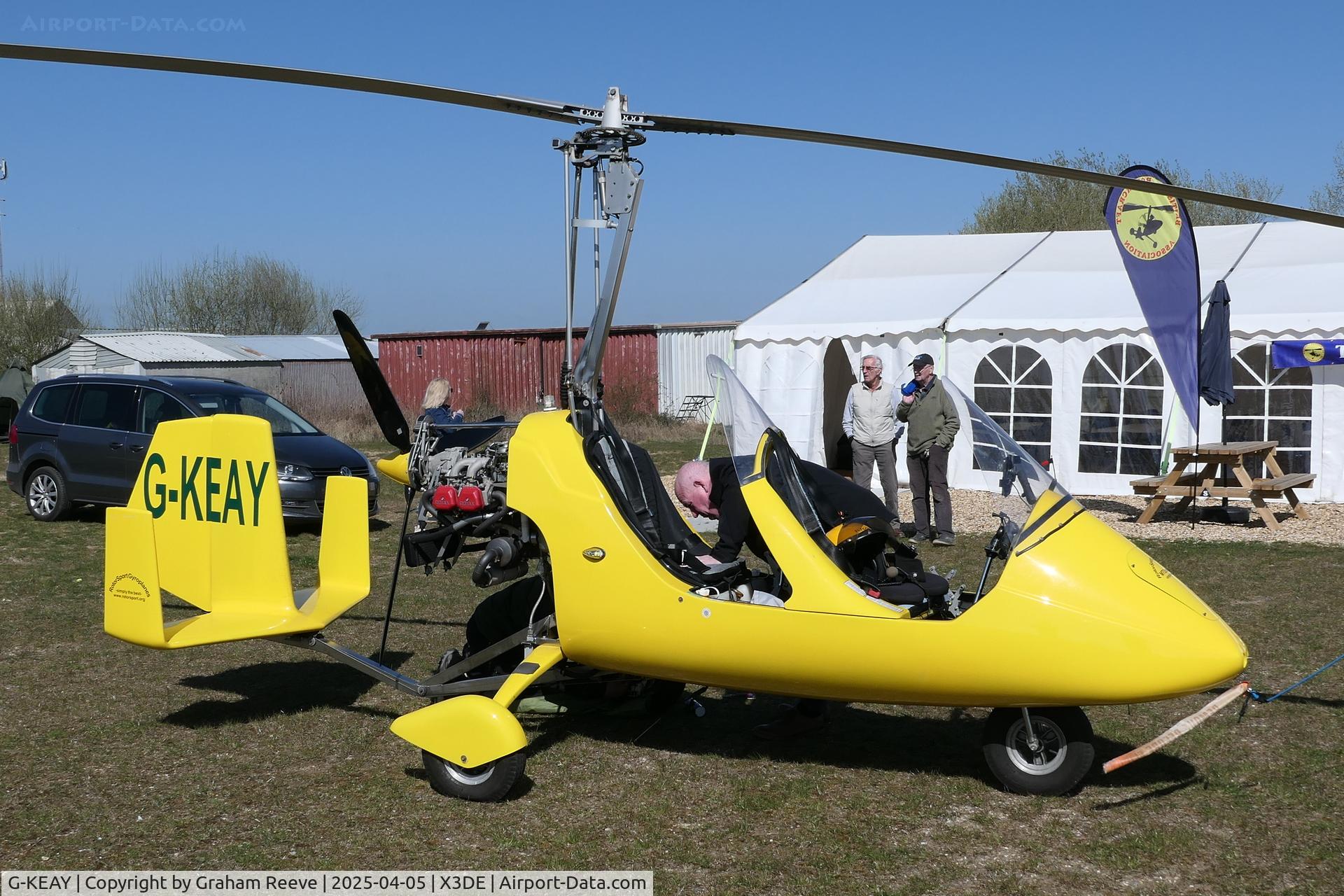 G-KEAY, 2013 Rotorsport Uk MTOsport C/N RSUK/MTOS/049, Parked at Deenethorpe.
