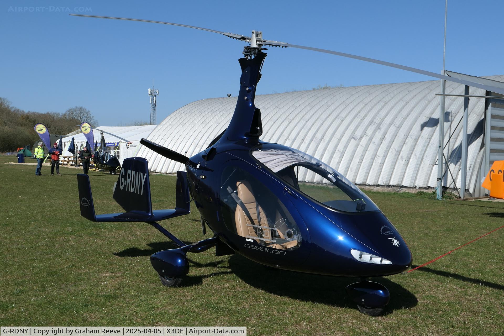 G-RDNY, 2013 Rotorsport UK Cavalon C/N RSUK/CVLN/004, Parked at Deenethorpe.
