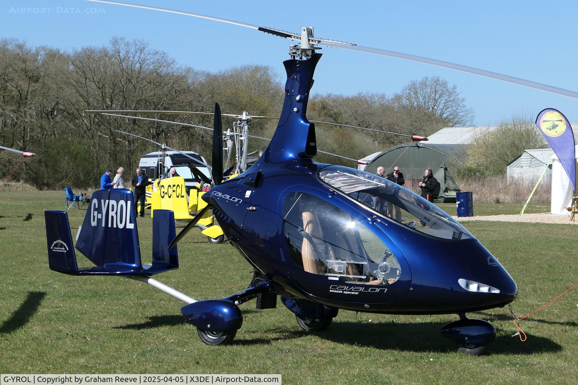 G-YROL, 2014 AutoGyro Cavalon C/N RSUK/CVLN/009, Parked at Deenethorpe.