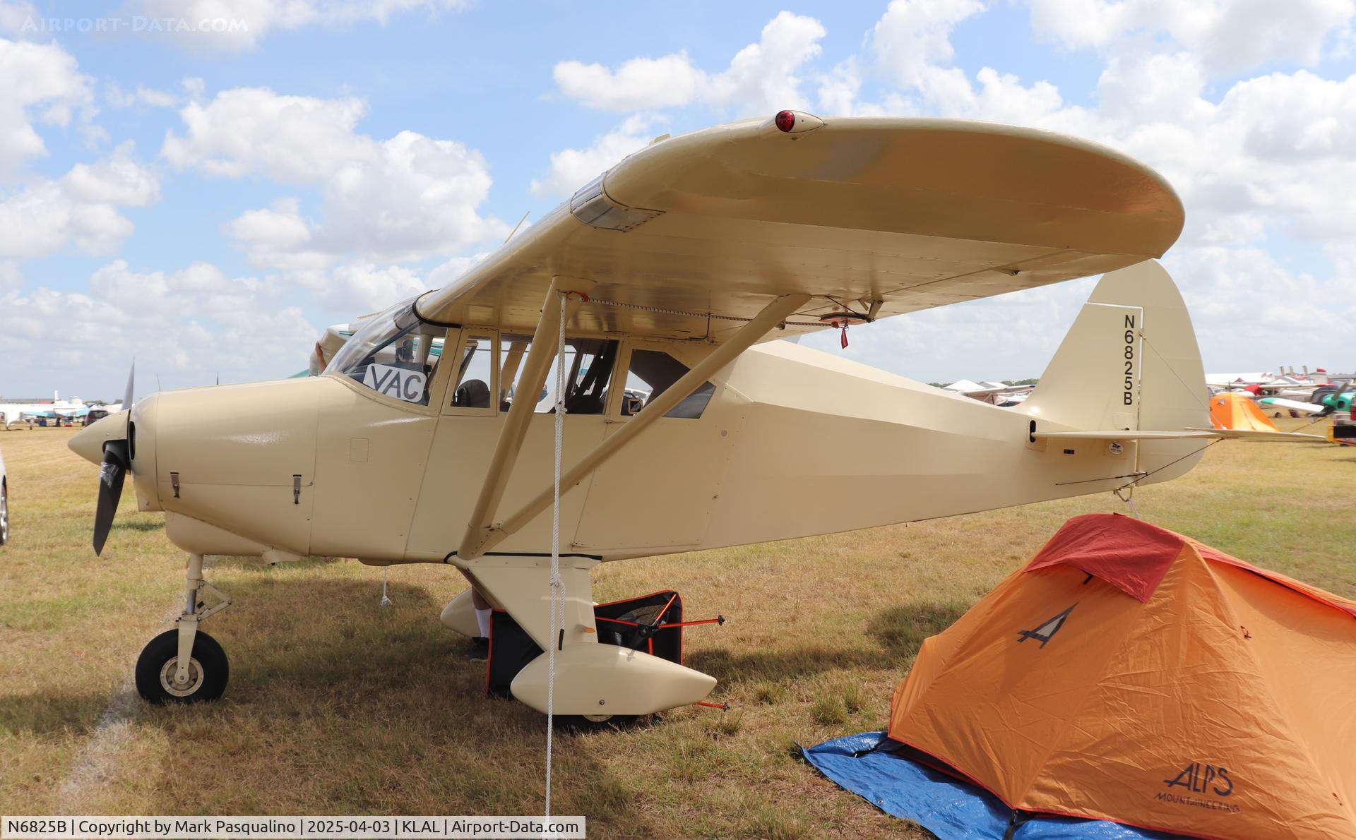 N6825B, 1956 Piper PA-22-150 C/N 22-4121, Piper PA-22-150