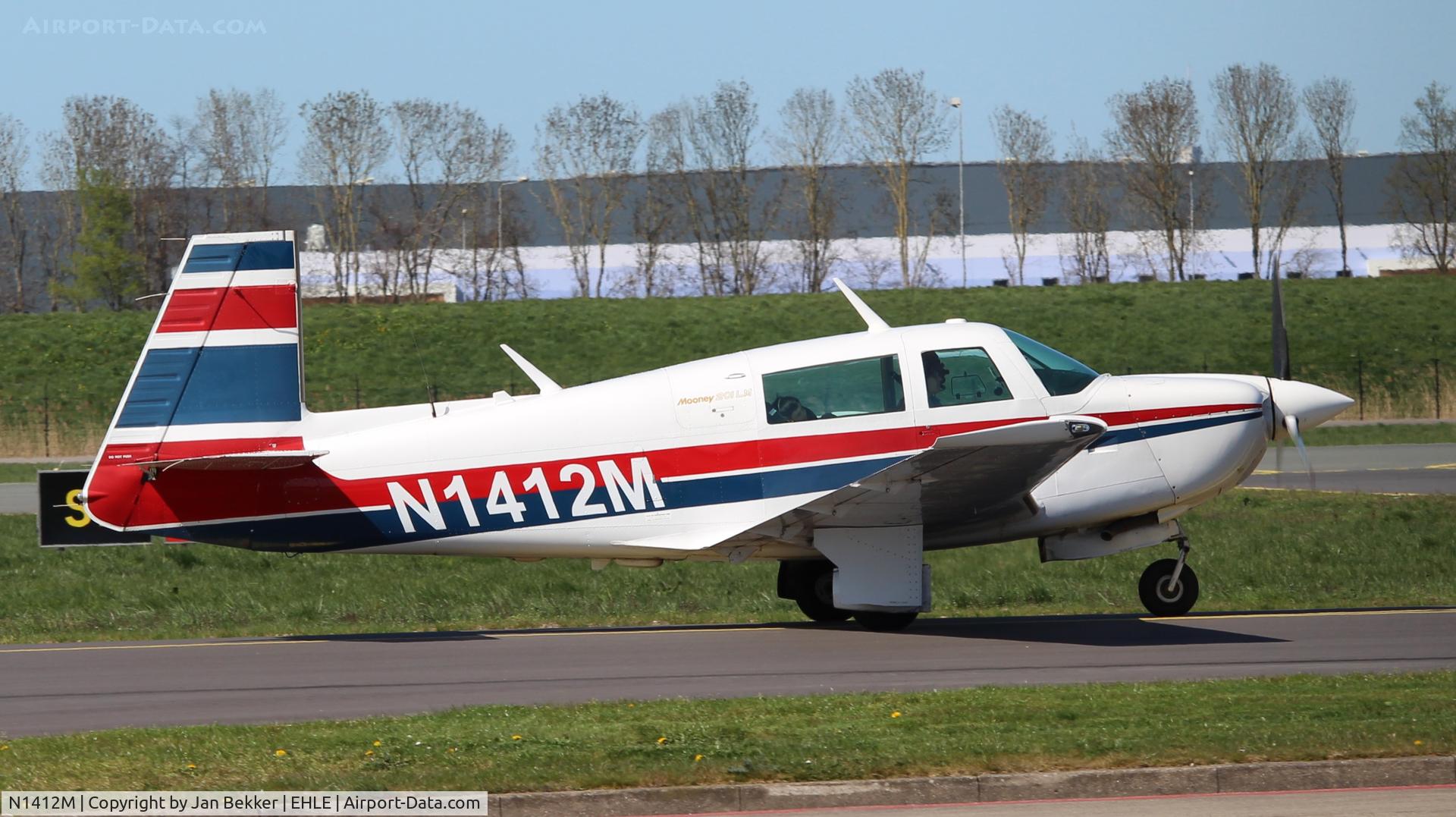 N1412M, 1988 Mooney M20J 201 201 C/N 24-1639, Lelystad Airport