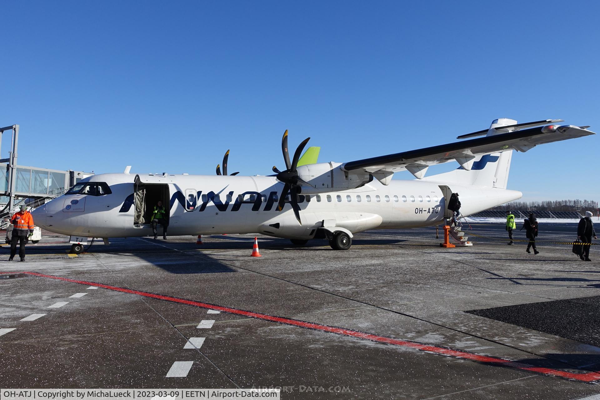 OH-ATJ, 2008 ATR 72-212A C/N 792, At Tallinn