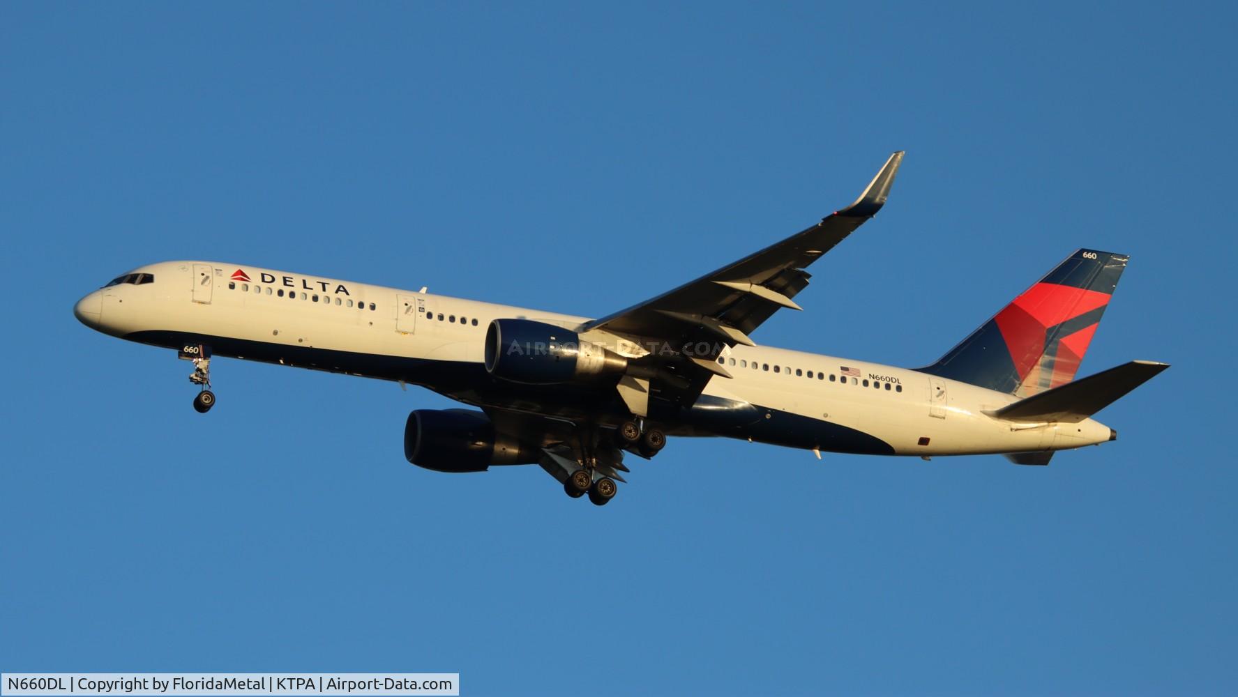 N660DL, 1990 Boeing 757-232 C/N 24422, DAL 752 zx atl-tpa