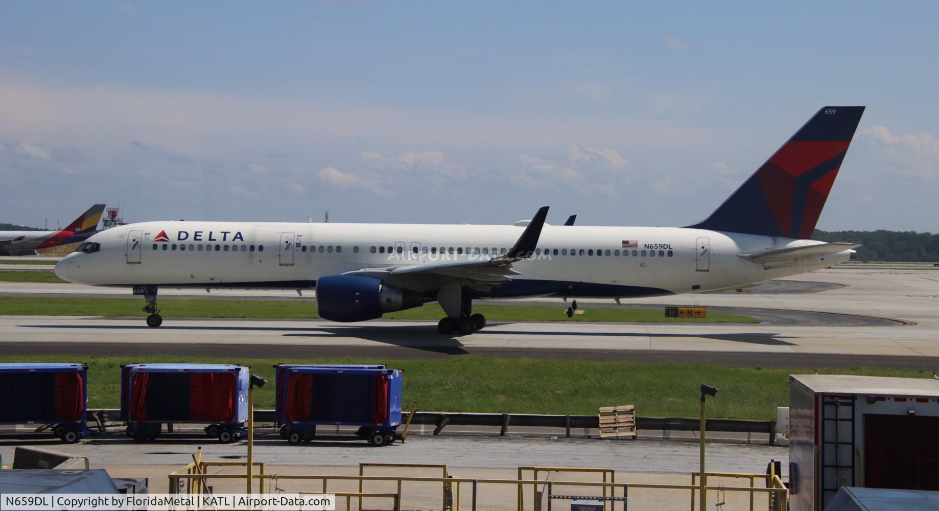 N659DL, 1990 Boeing 757-232 C/N 24421, DAL 752 zx atl-jax