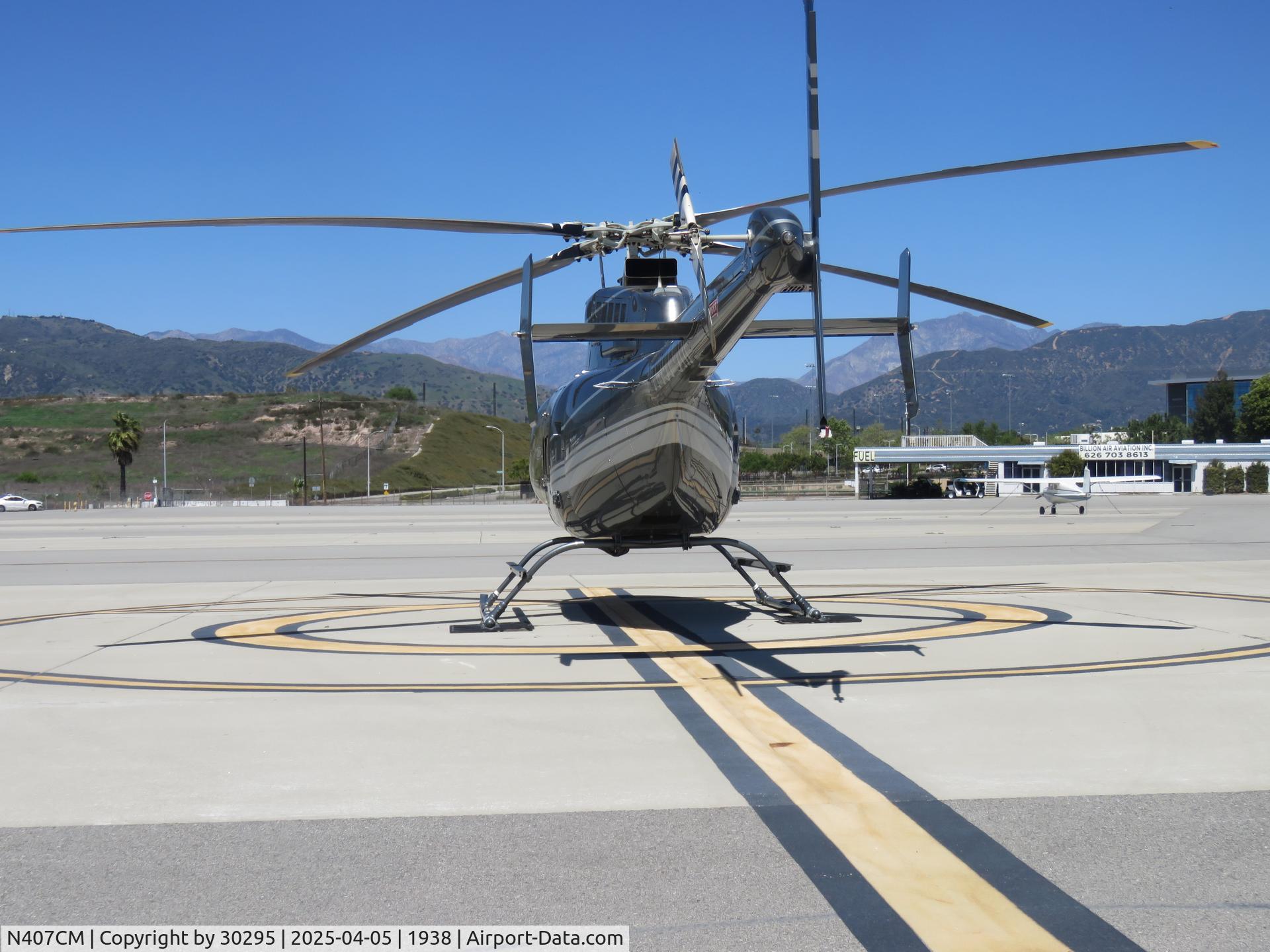 N407CM, 2006 Bell 407 C/N 53722, Parked