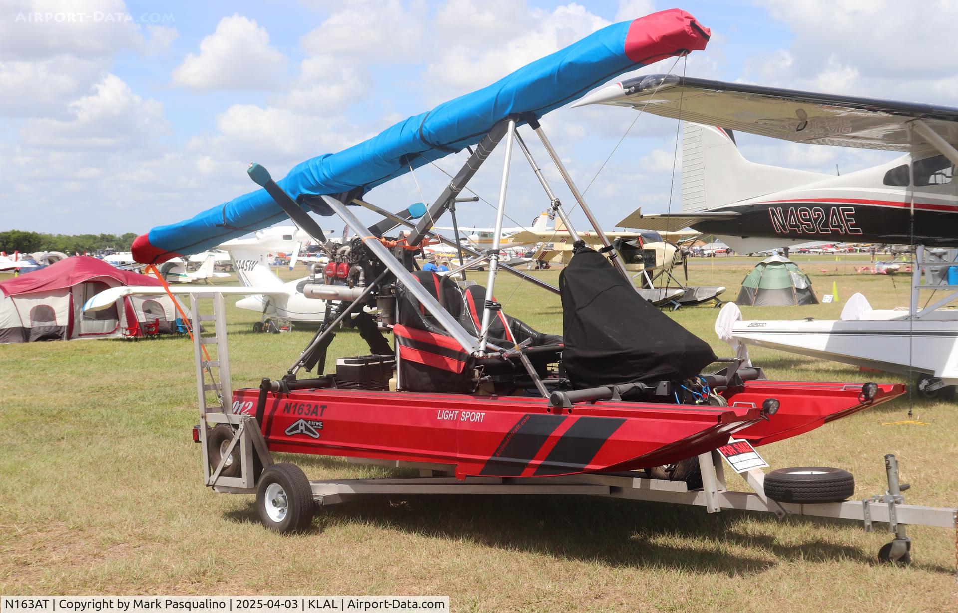 N163AT, 2016 Airtime Aircraft Inc Cygnet C/N 00107, Airtime Aircraft Cygnet