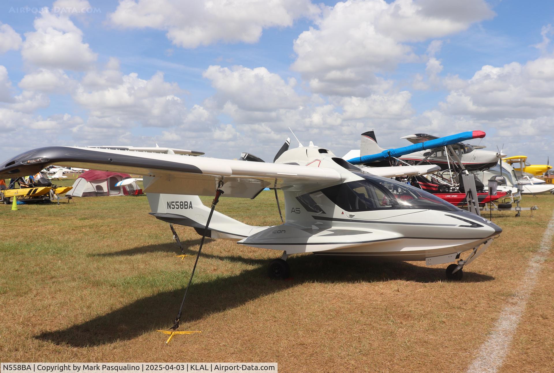 N558BA, 2022 Icon Aircraft Inc A5 C/N 00172, Icon Aircraft A5