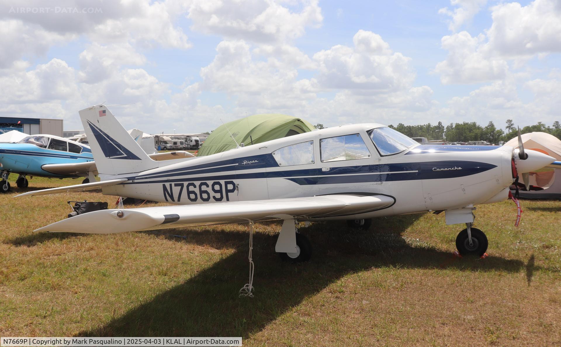 N7669P, 1961 Piper PA-24 C/N 24-2882, Piper PA-24