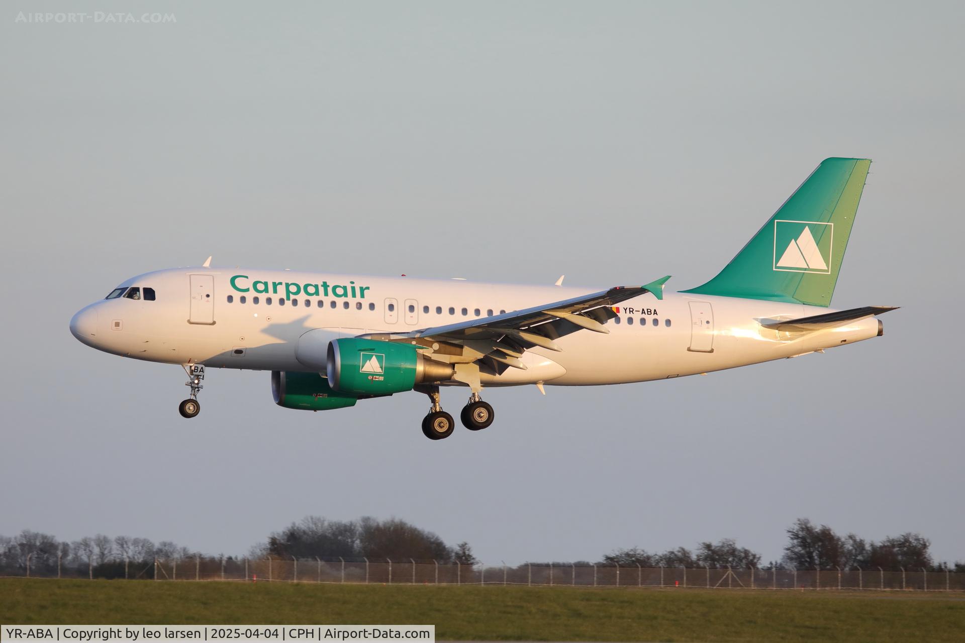 YR-ABA, 2007 Airbus A319-111 C/N 3041, Copenhagen 4.4.2025