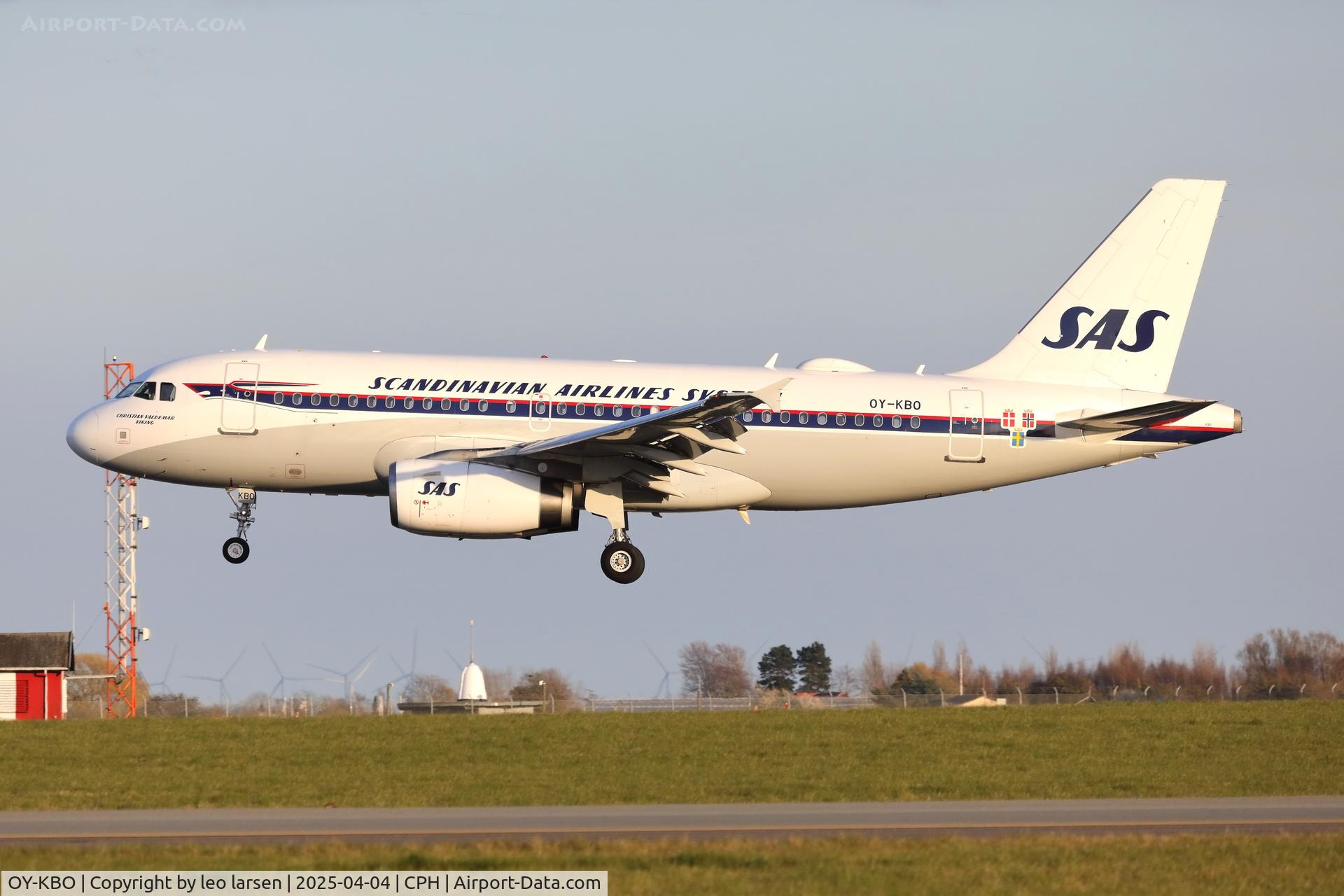 OY-KBO, 2006 Airbus A319-131 C/N 2850, Copenhagen 4.4.2025