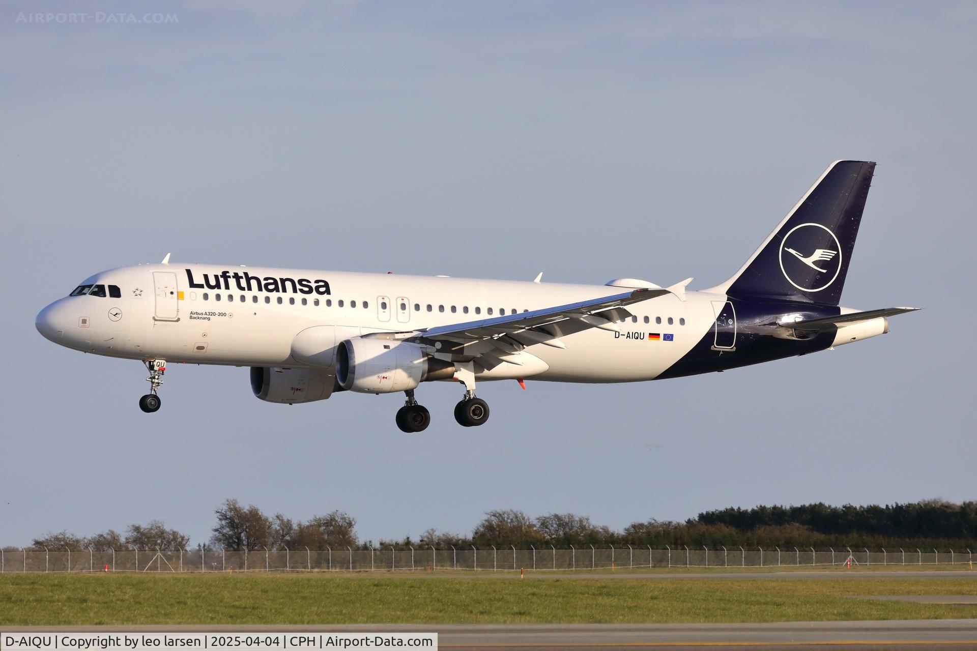 D-AIQU, 2000 Airbus A320-211 C/N 1365, Copenhagen 4.4.2025