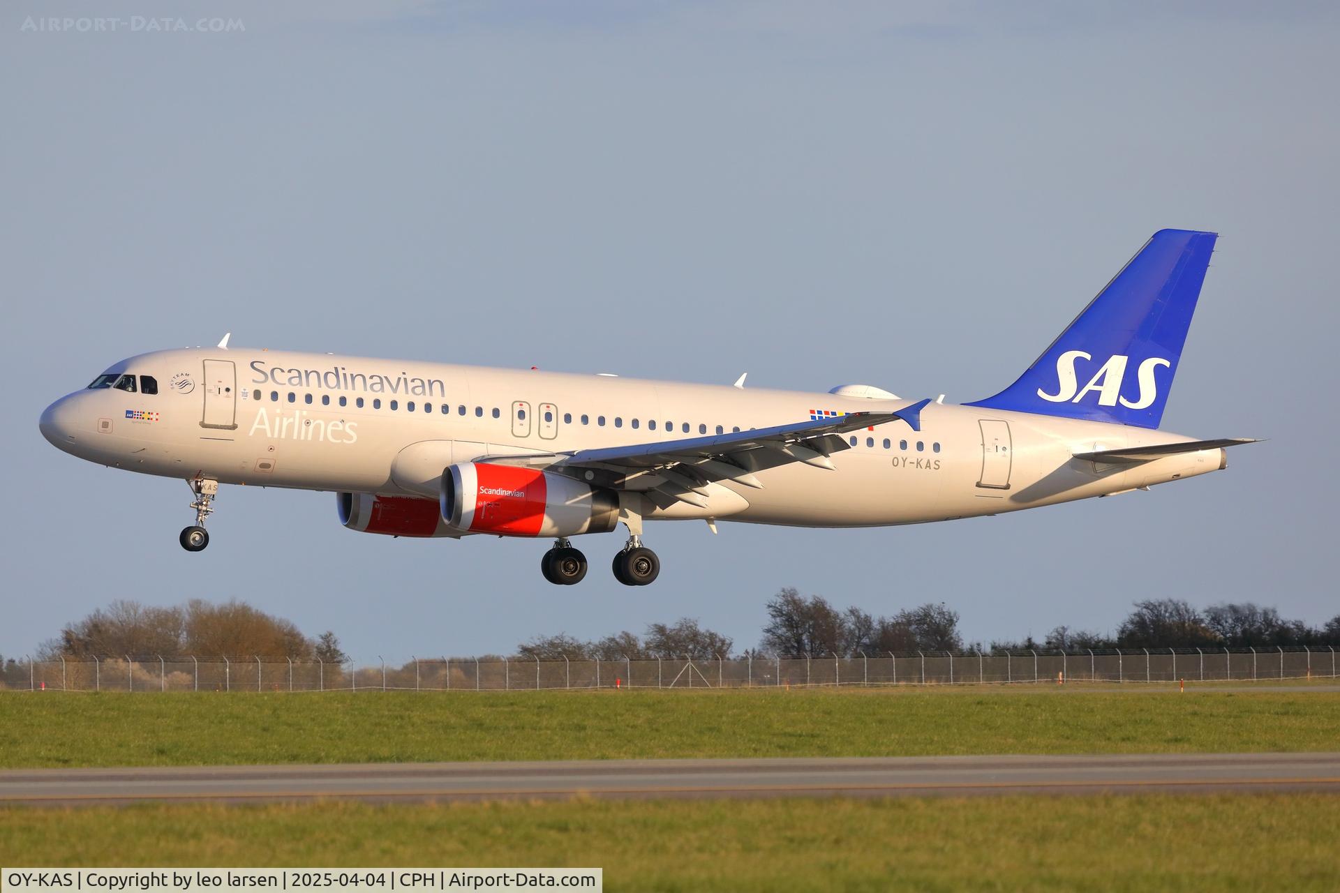 OY-KAS, 2007 Airbus A320-232 C/N 3335, Copenhagen 4.4.2025