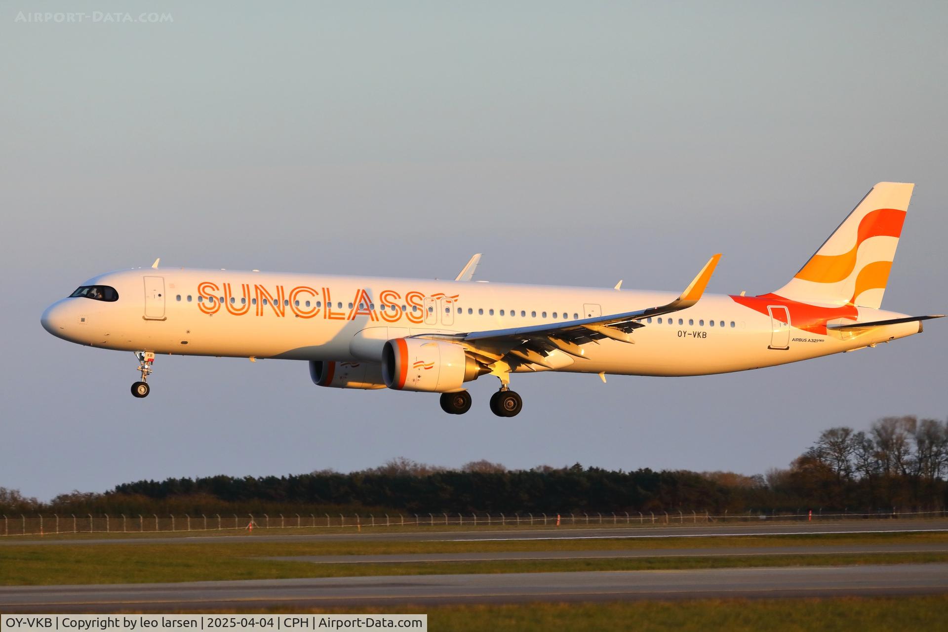 OY-VKB, 2024 Airbus A321-251NX C/N 11742, Copenhagen 4.4.2025
