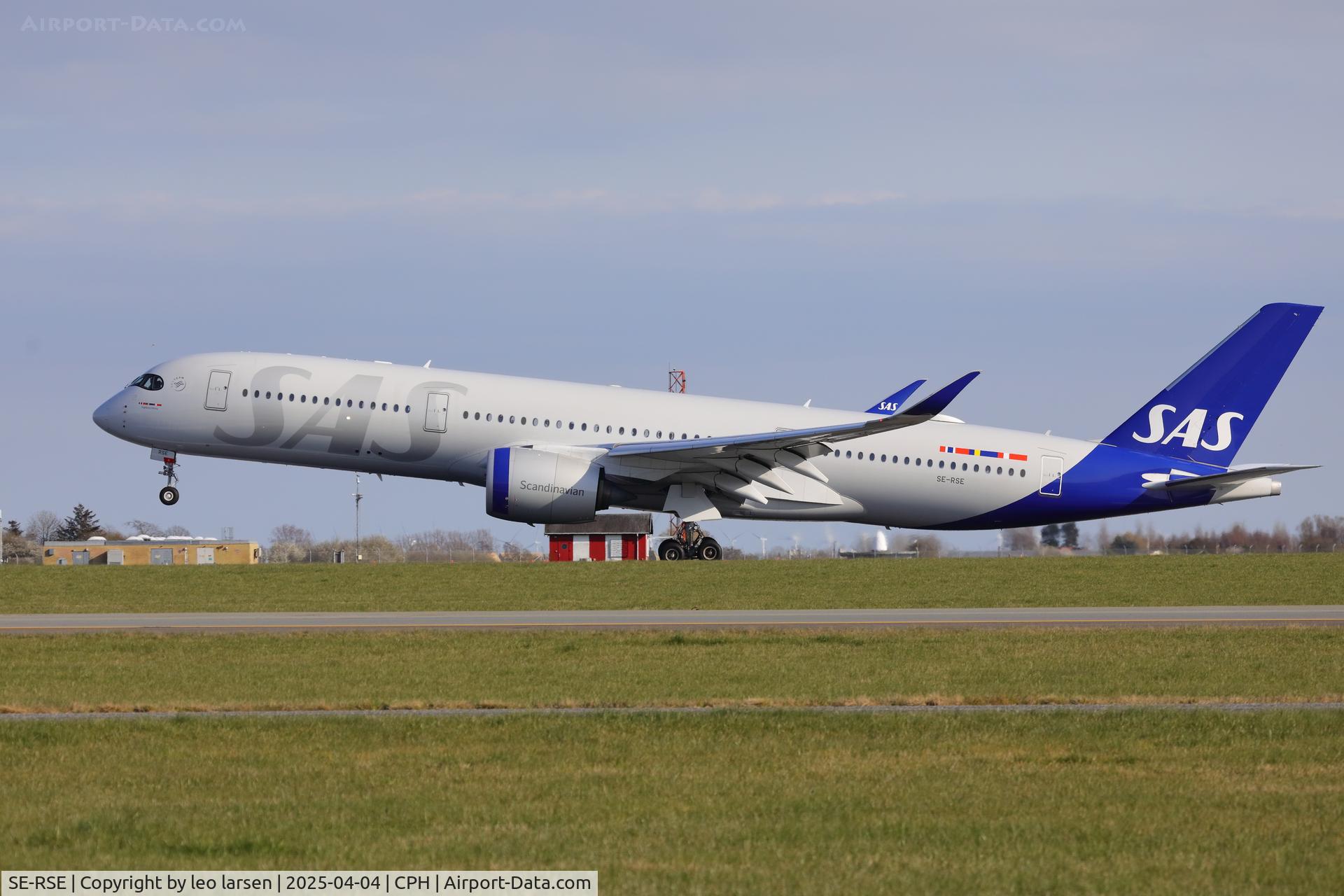 SE-RSE, 2021 Airbus A350-941 C/N 484, Copenhagen 4.4.2025
