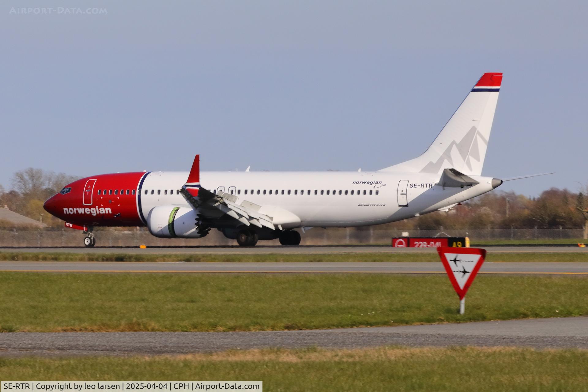 SE-RTR, 2024 Boeing 737 MAX 8 C/N 66300, Copenhagen 4.4.2025