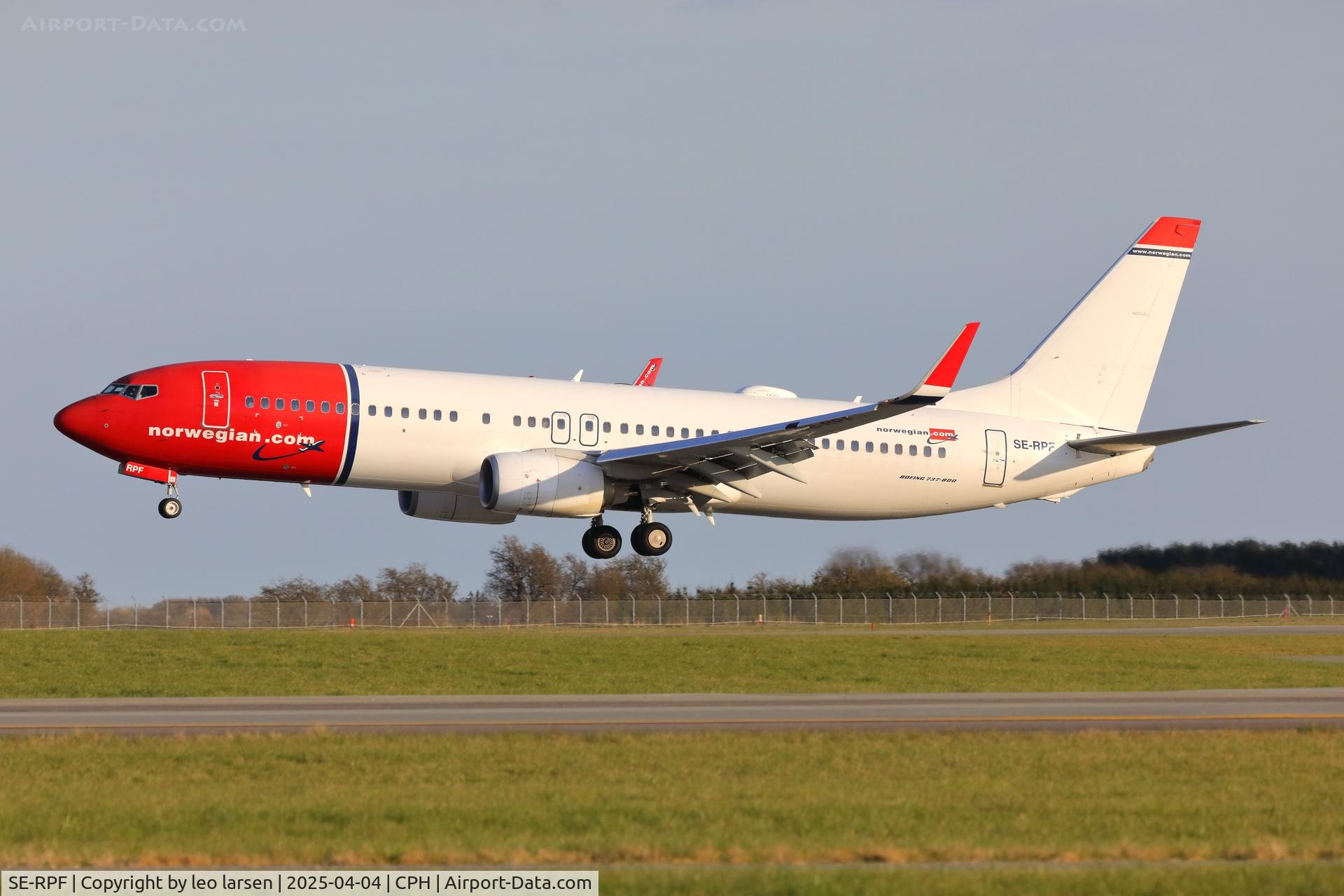 SE-RPF, 2016 Boeing 737-8JP C/N 42076, Copenhagen 4.4.2025