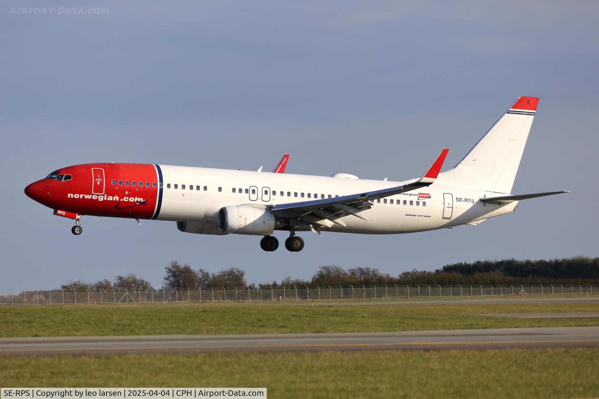 SE-RPS, 2015 Boeing 737-8JP C/N 41143, Copenhagen 4.4.2025