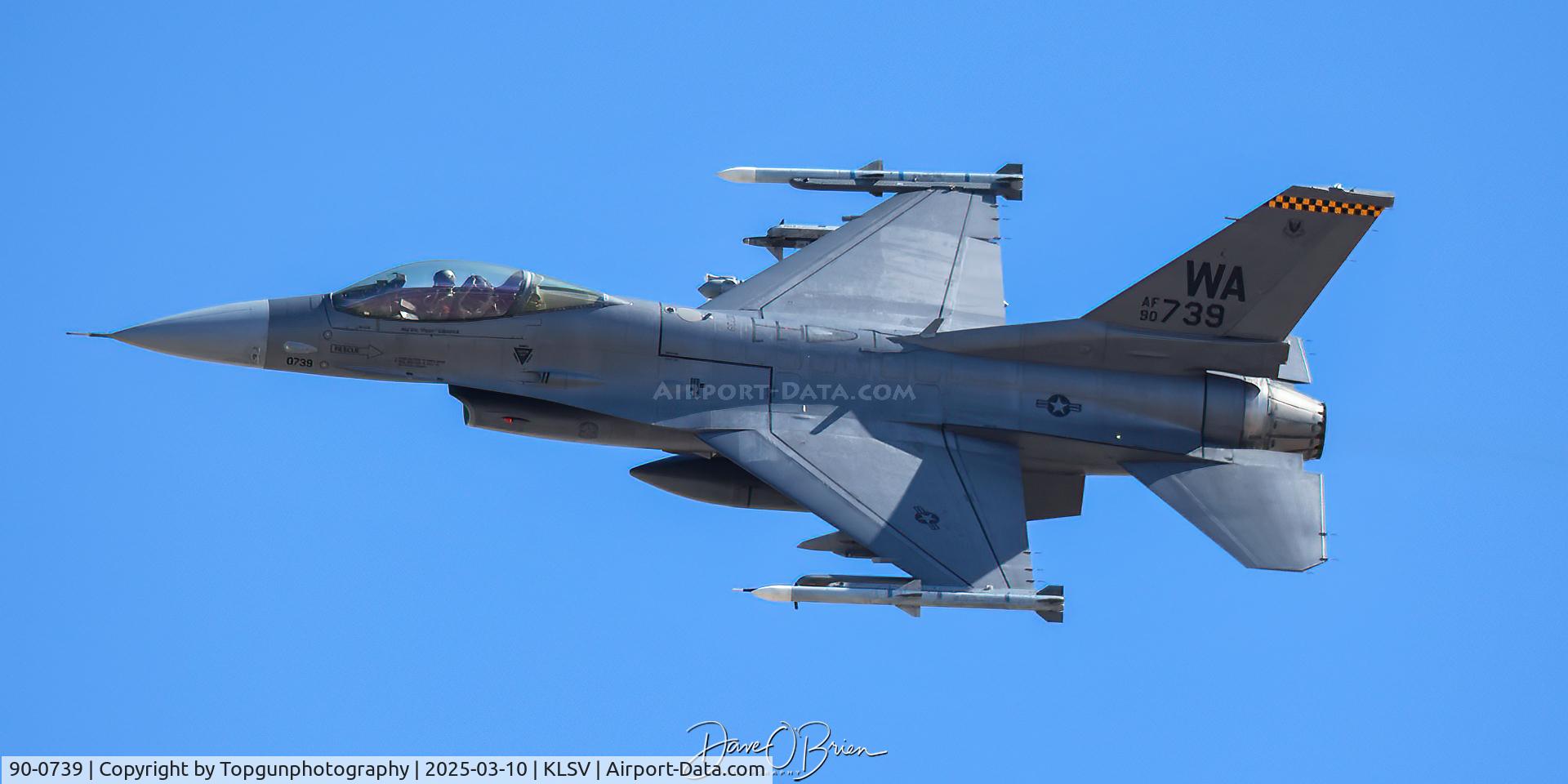90-0739, General Dynamics F-16CG Night Falcon C/N 1C-347, MIG14 off for some RED TEAM play